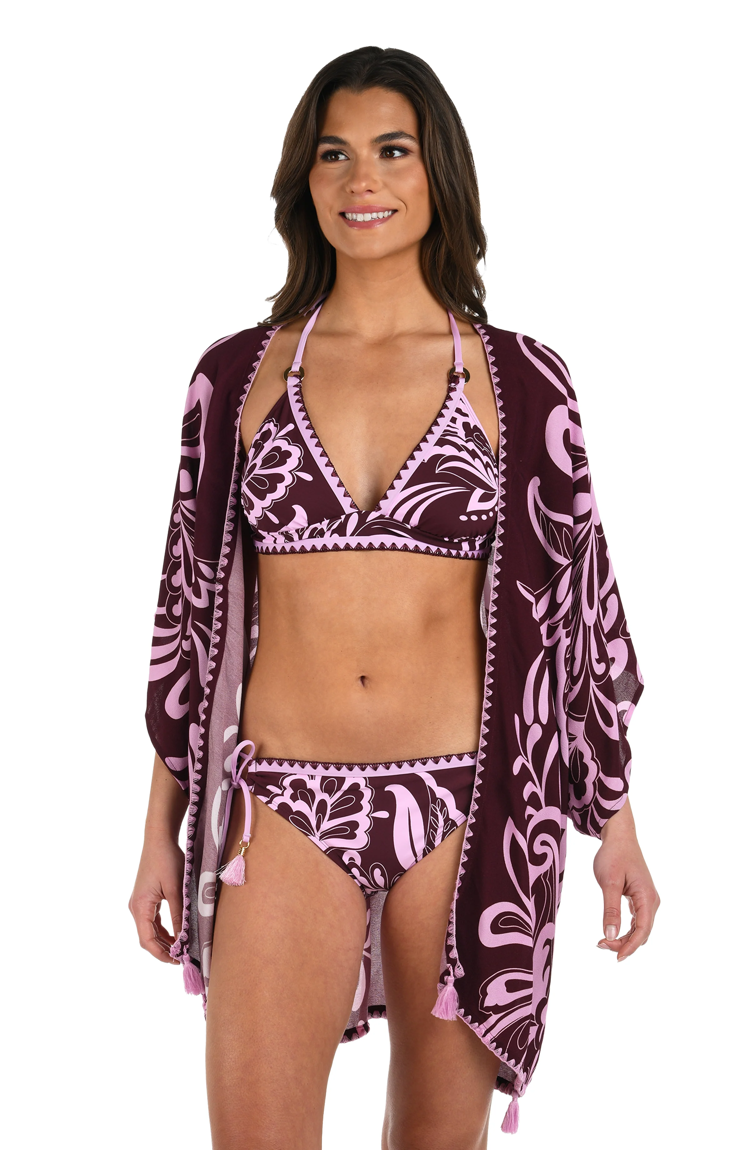 Fiji Flora Kimono Cover Up