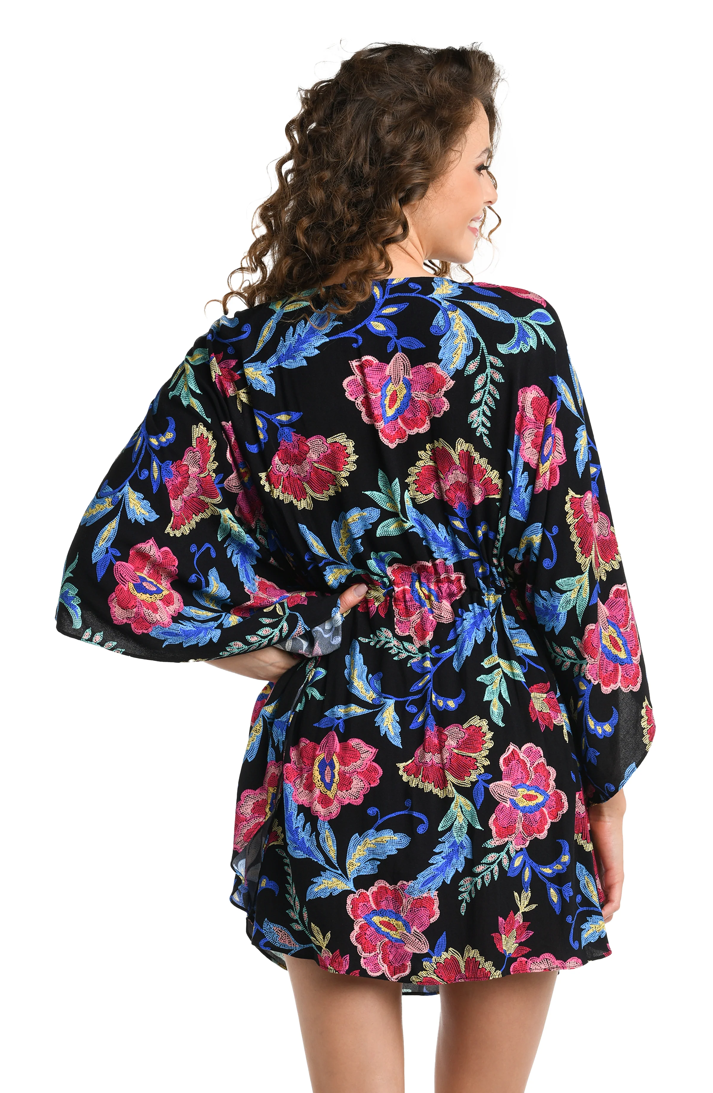 Midnight Magic V-Neck Caftan Cover Up - FINAL SALE