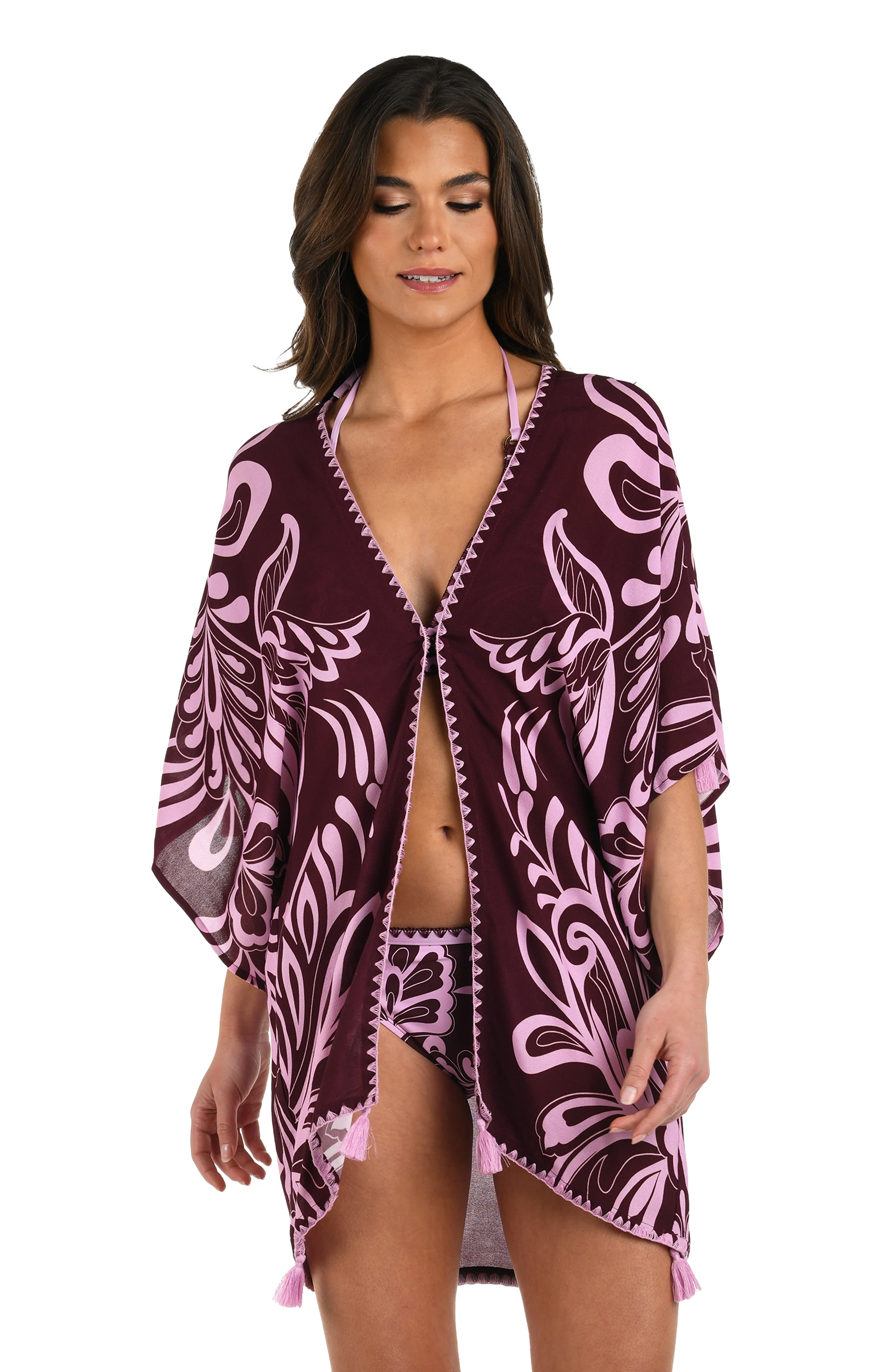 Fiji Flora Kimono Cover Up