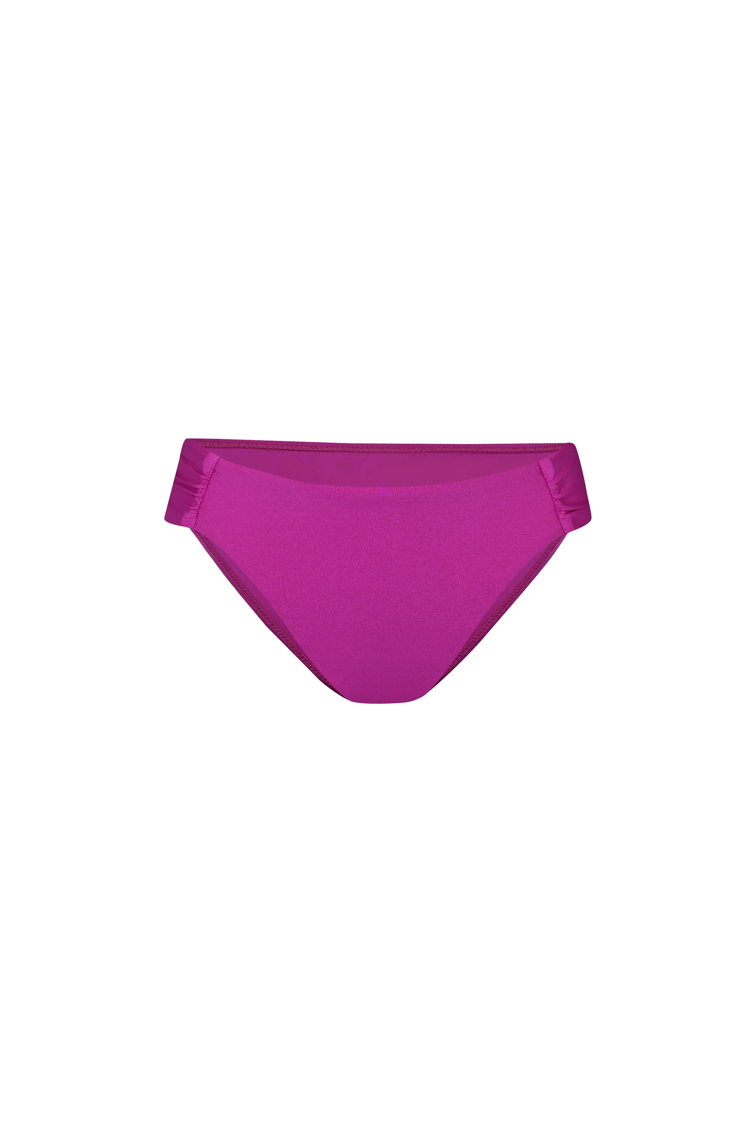 Sunshine 79 Sunshine Solids Side Shirred Hipster Bottom - Bright Violet - FINAL SALE