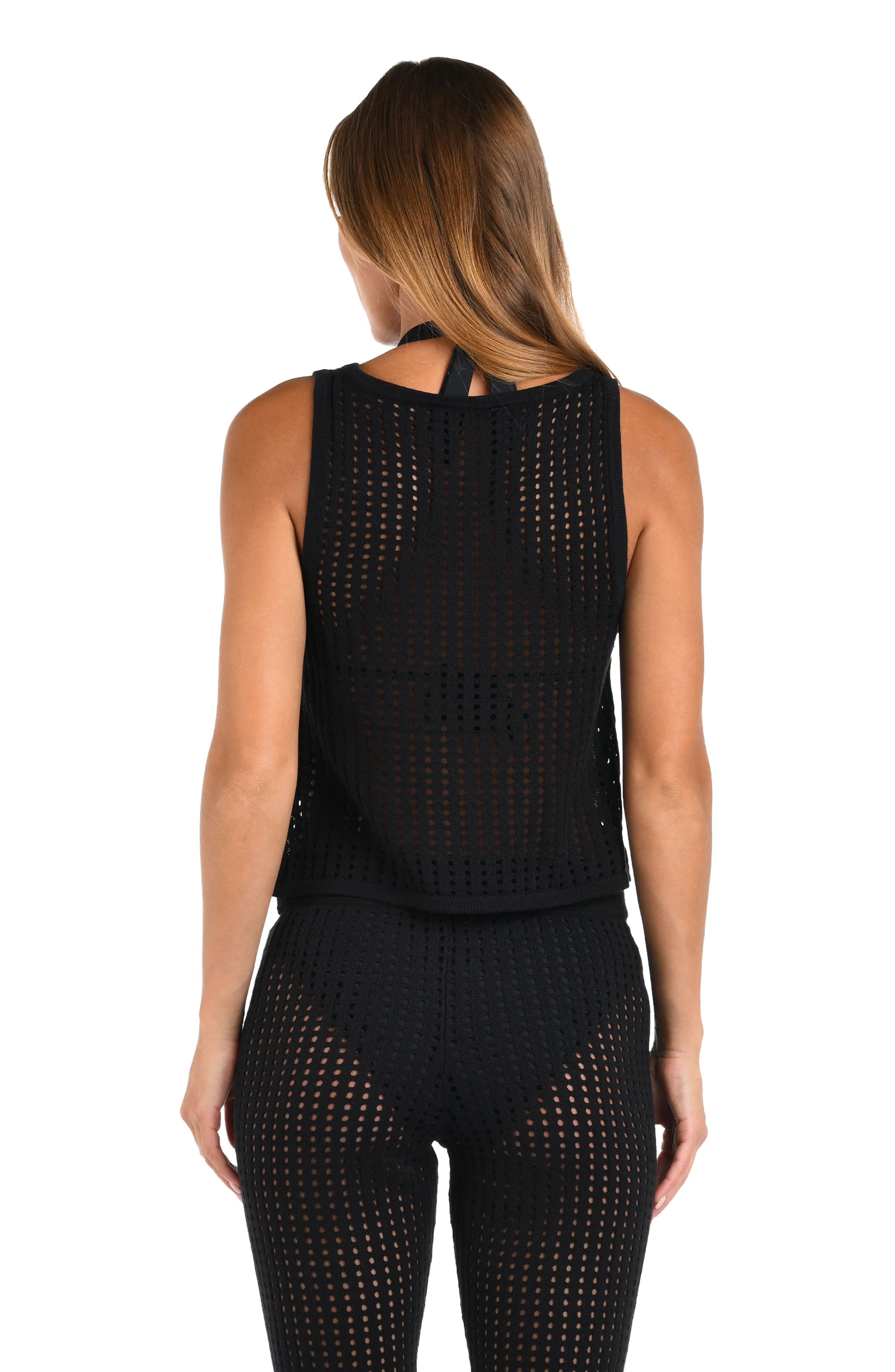 Sunshine 79 Resort Crochet Covers High Neck Tank Top - FINAL SALE