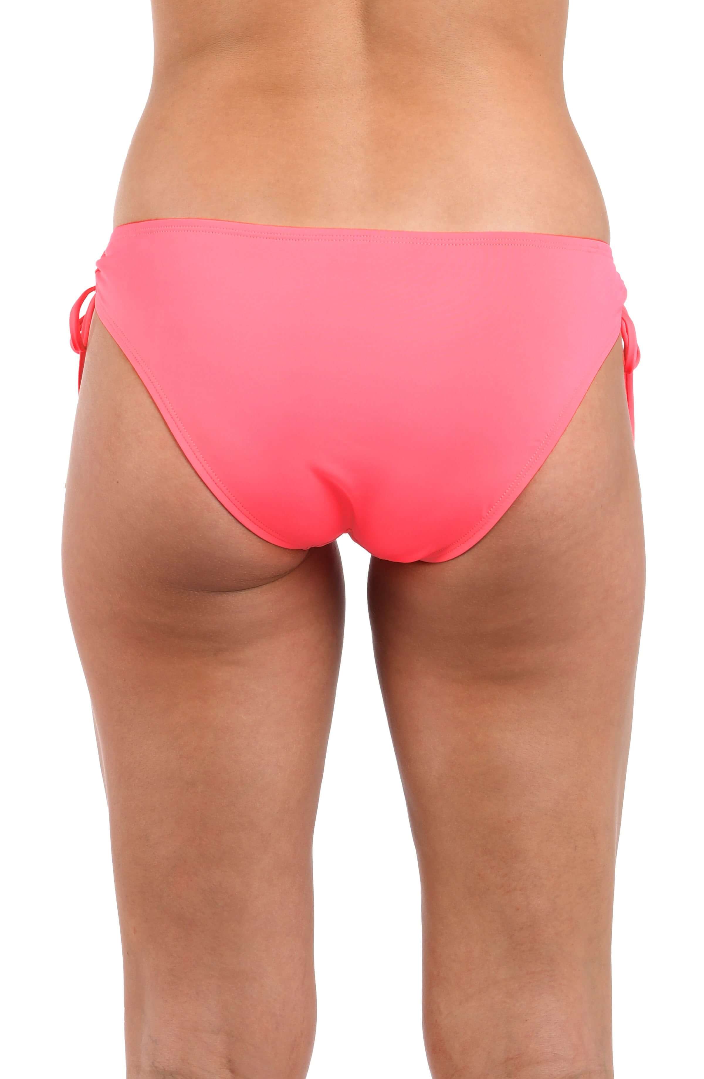 Island Goddess Side Tie Hipster Bottom - Coral Reef