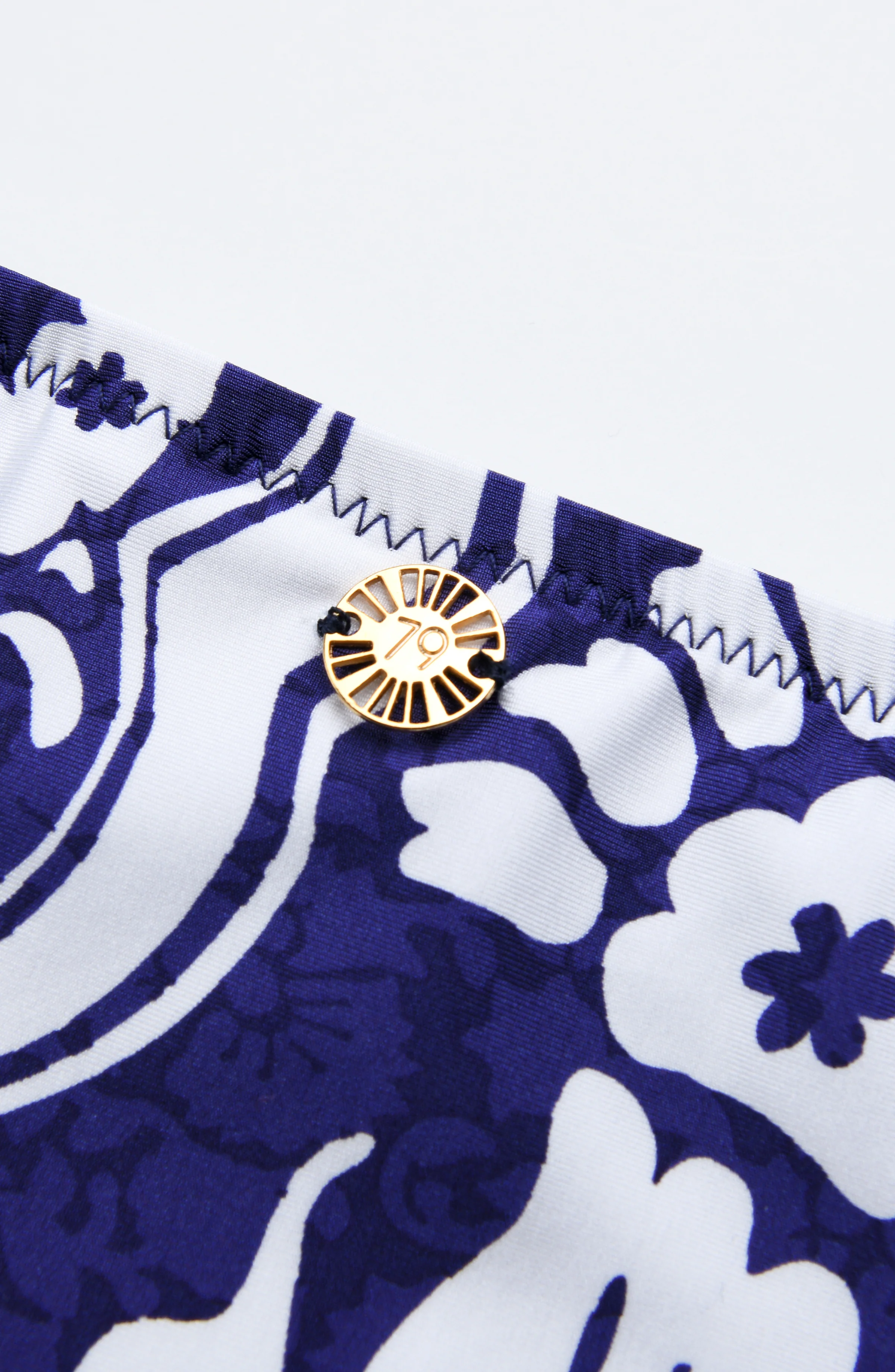 Sunshine 79 Flower Trip Side Shirred Hipster Bottom - FINAL SALE