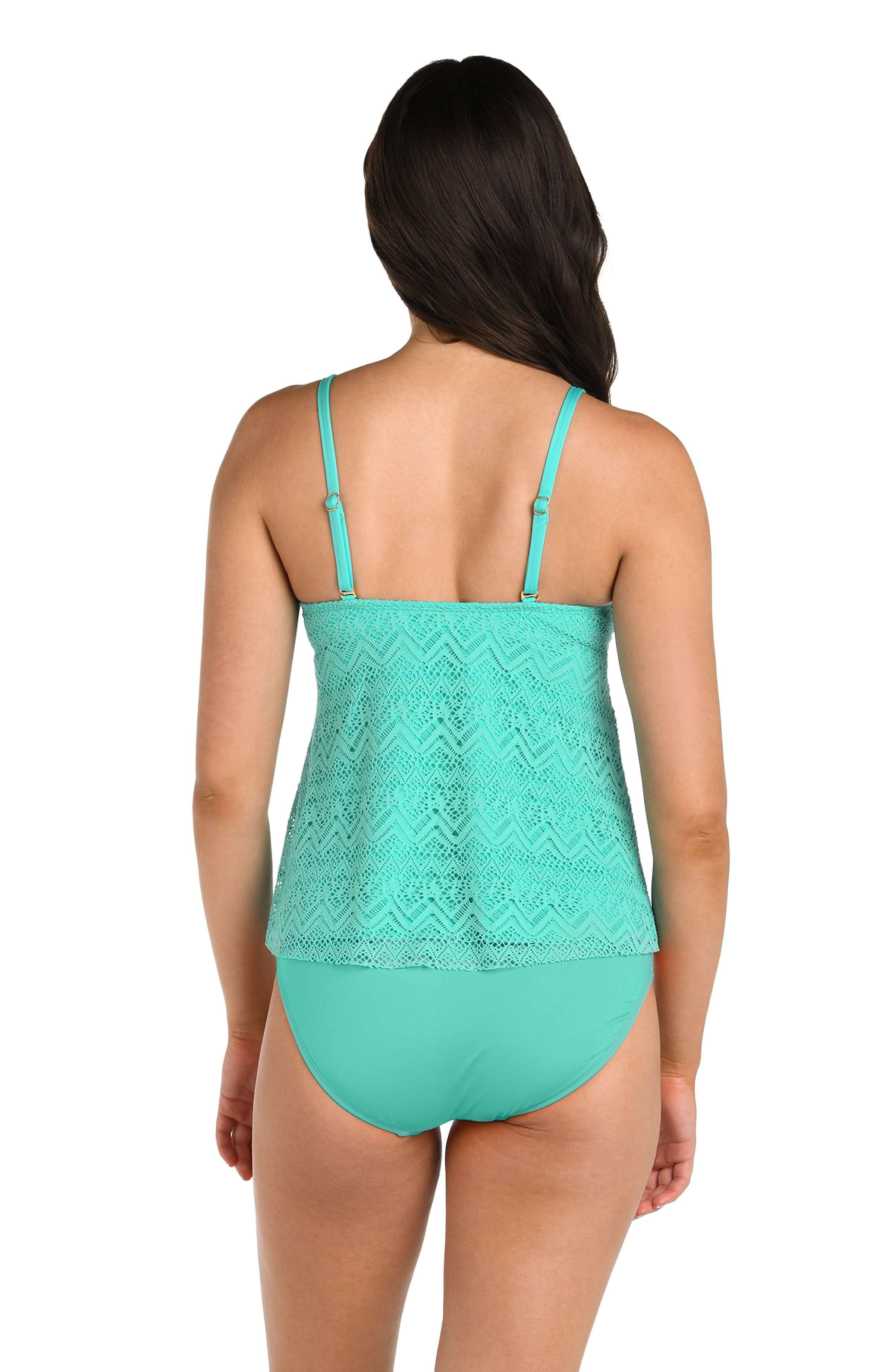 24th & Ocean Cecily Crochet Wrap Tankini Top - FINAL SALE