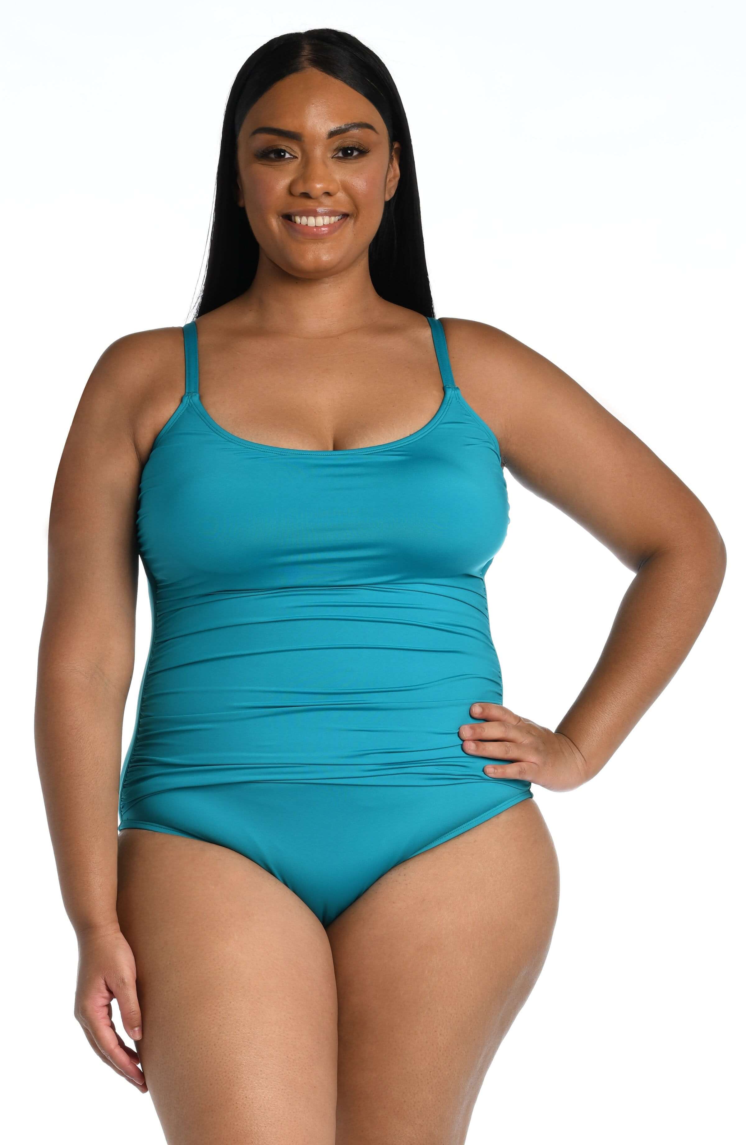 Island Goddess Lingerie One Piece - Turquoise - FINAL SALE