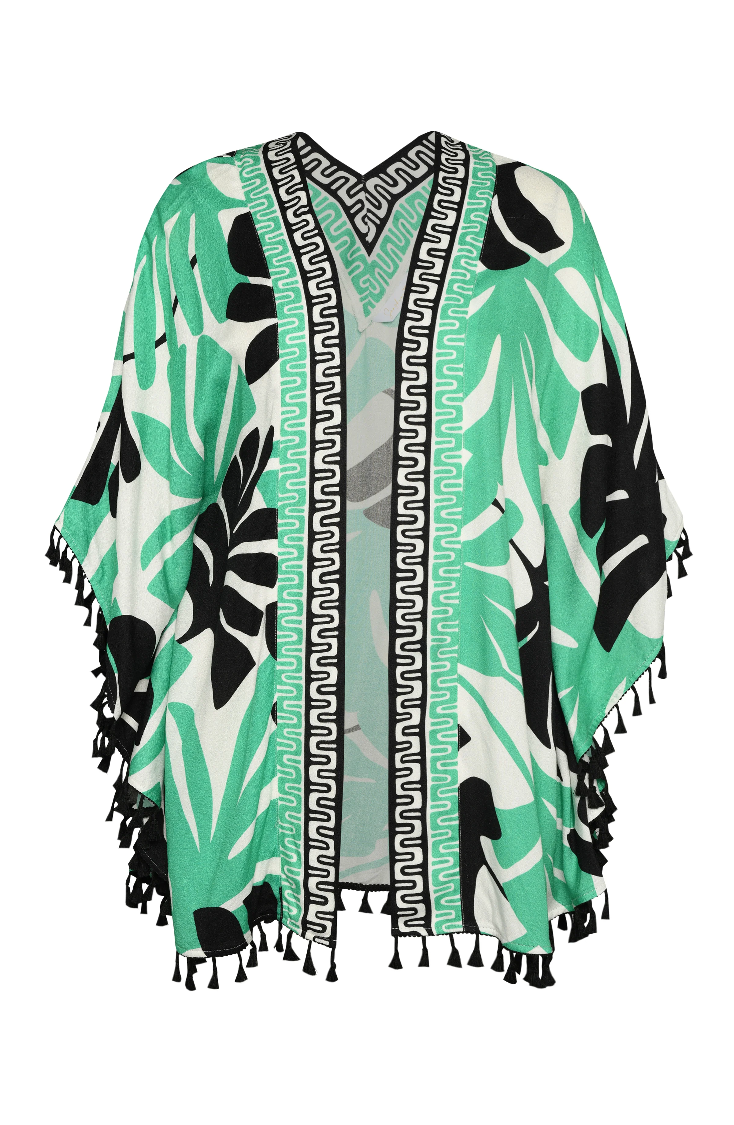 Sunshine 79 Monstera Open Front Kimono - FINAL SALE
