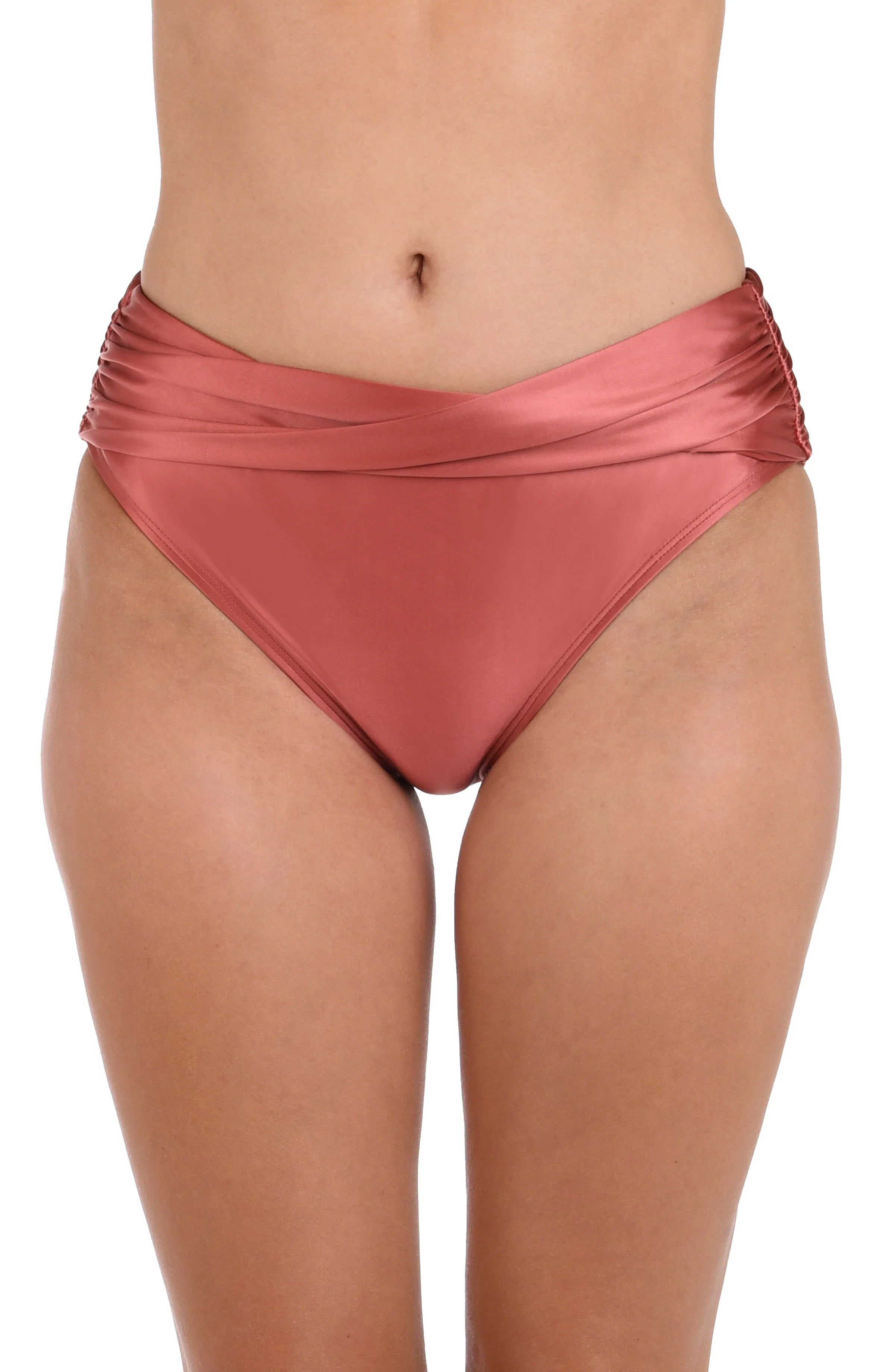 Earth Goddess Mid-Waist Twist Front Bottom - Sienna - FINAL SALE