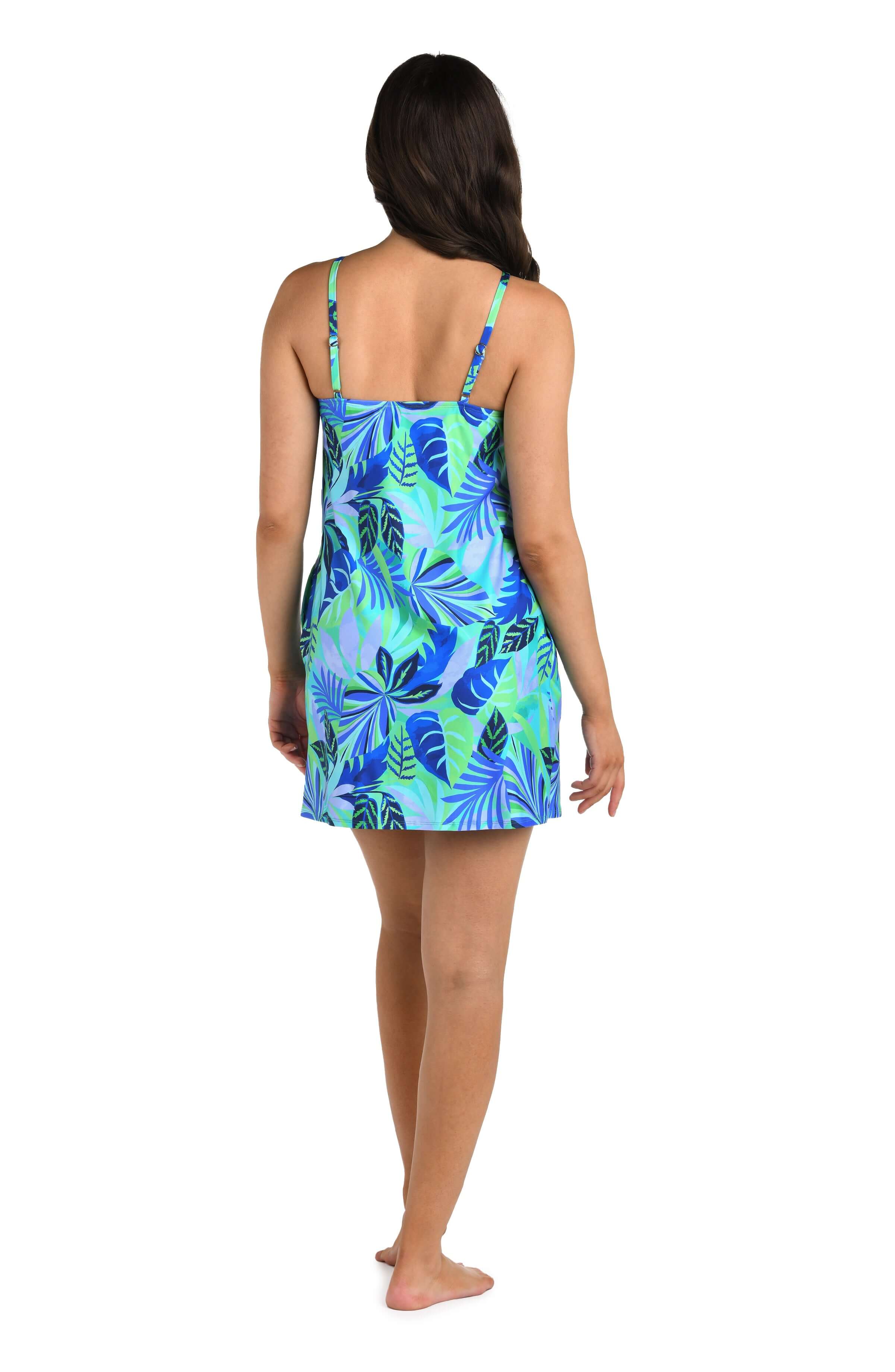 24th & Ocean Aegean Tropics High Neck Shift Dress Cover Up - FINAL SALE