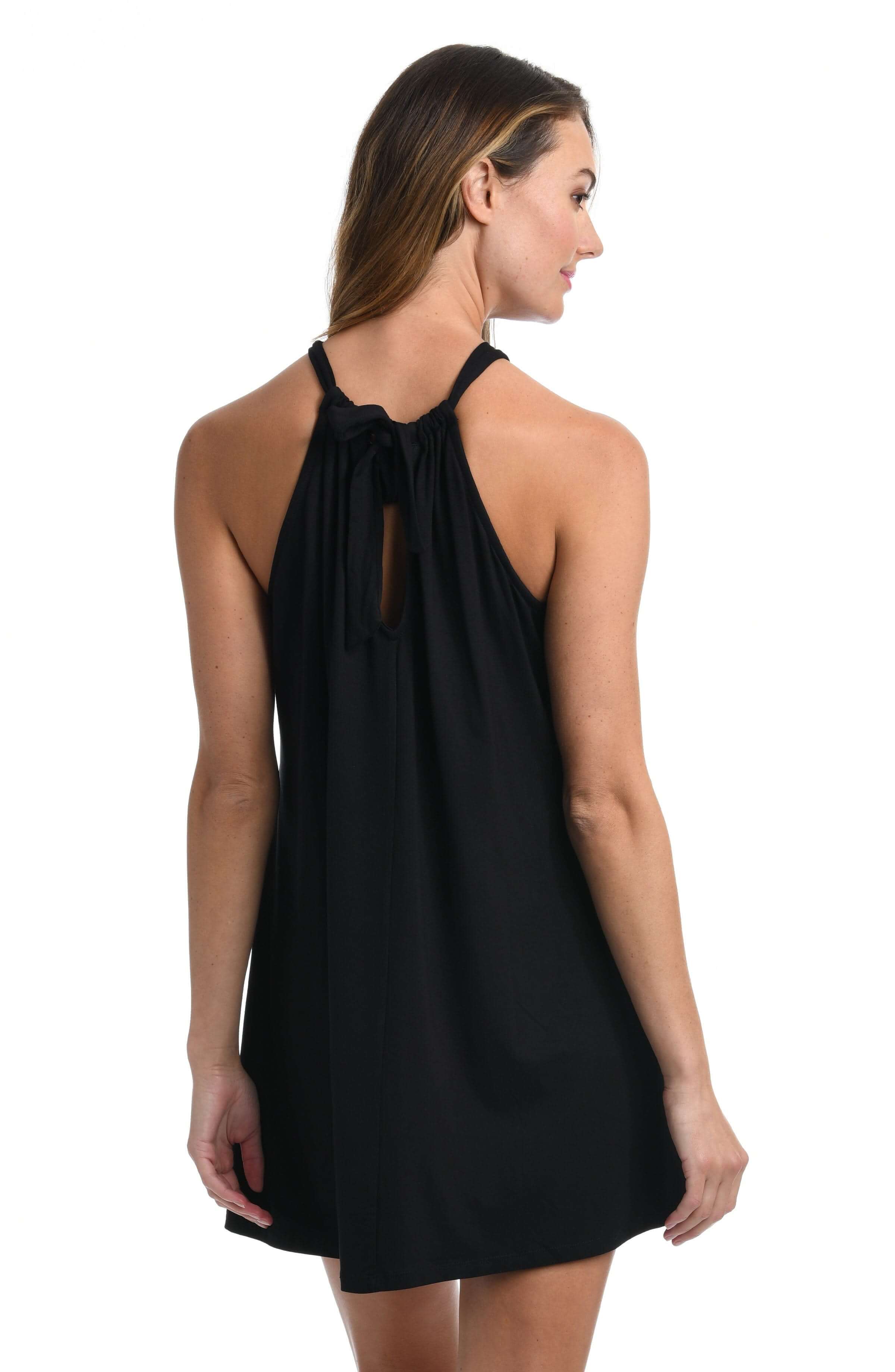 Draped Darling High Neck Dress - FINAL SALE