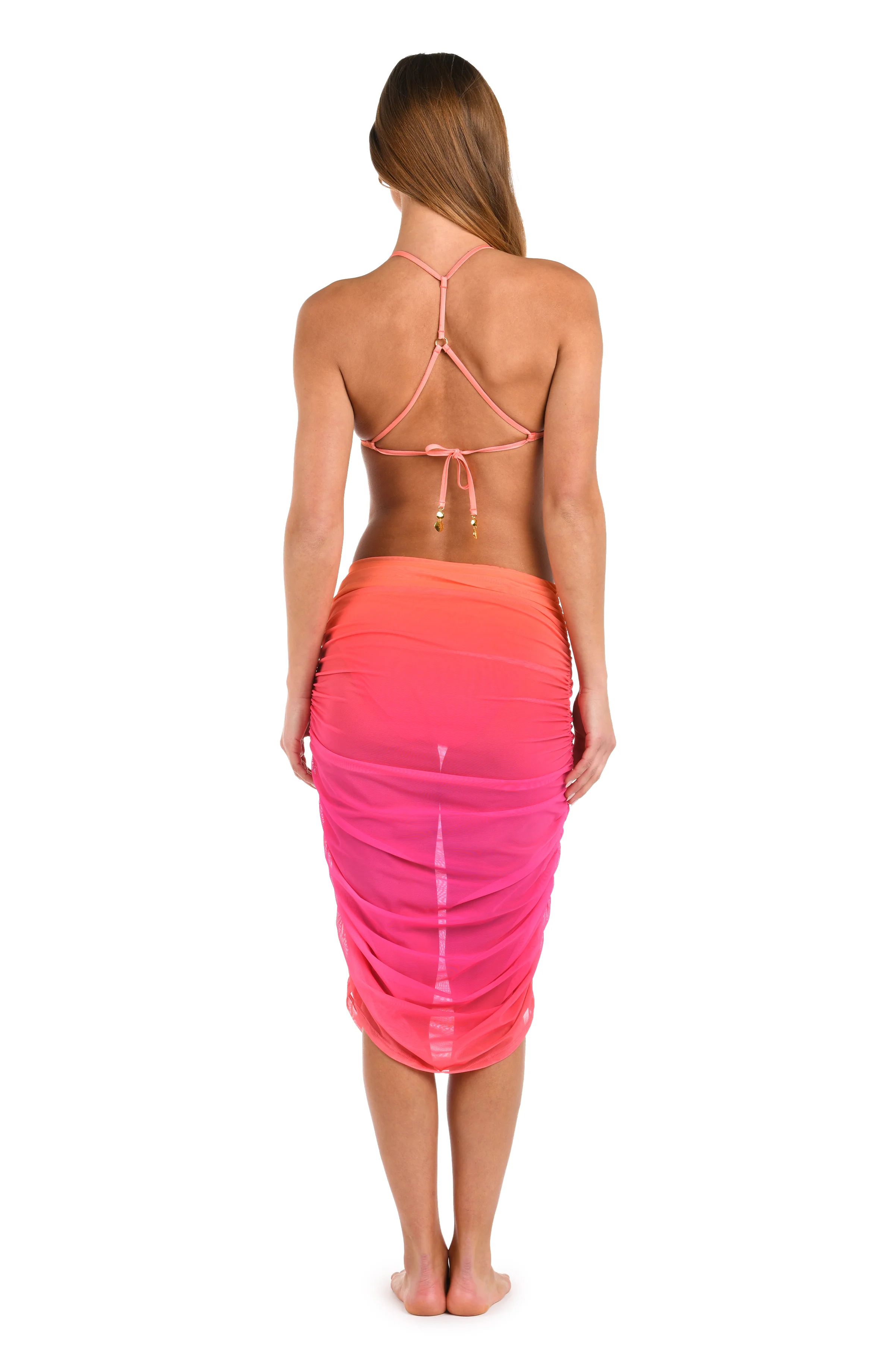 Sunshine 79 Ombre Illusions Mesh Skirt Cover Up