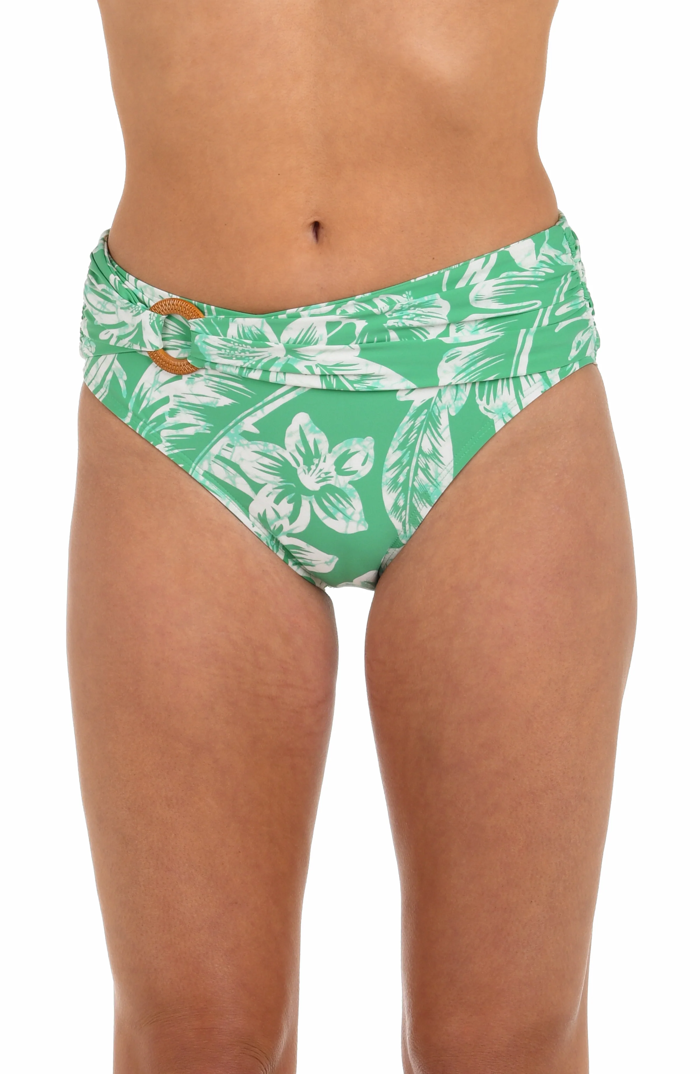 Batiki Balinese Mid-Waist Twist Front Bottom