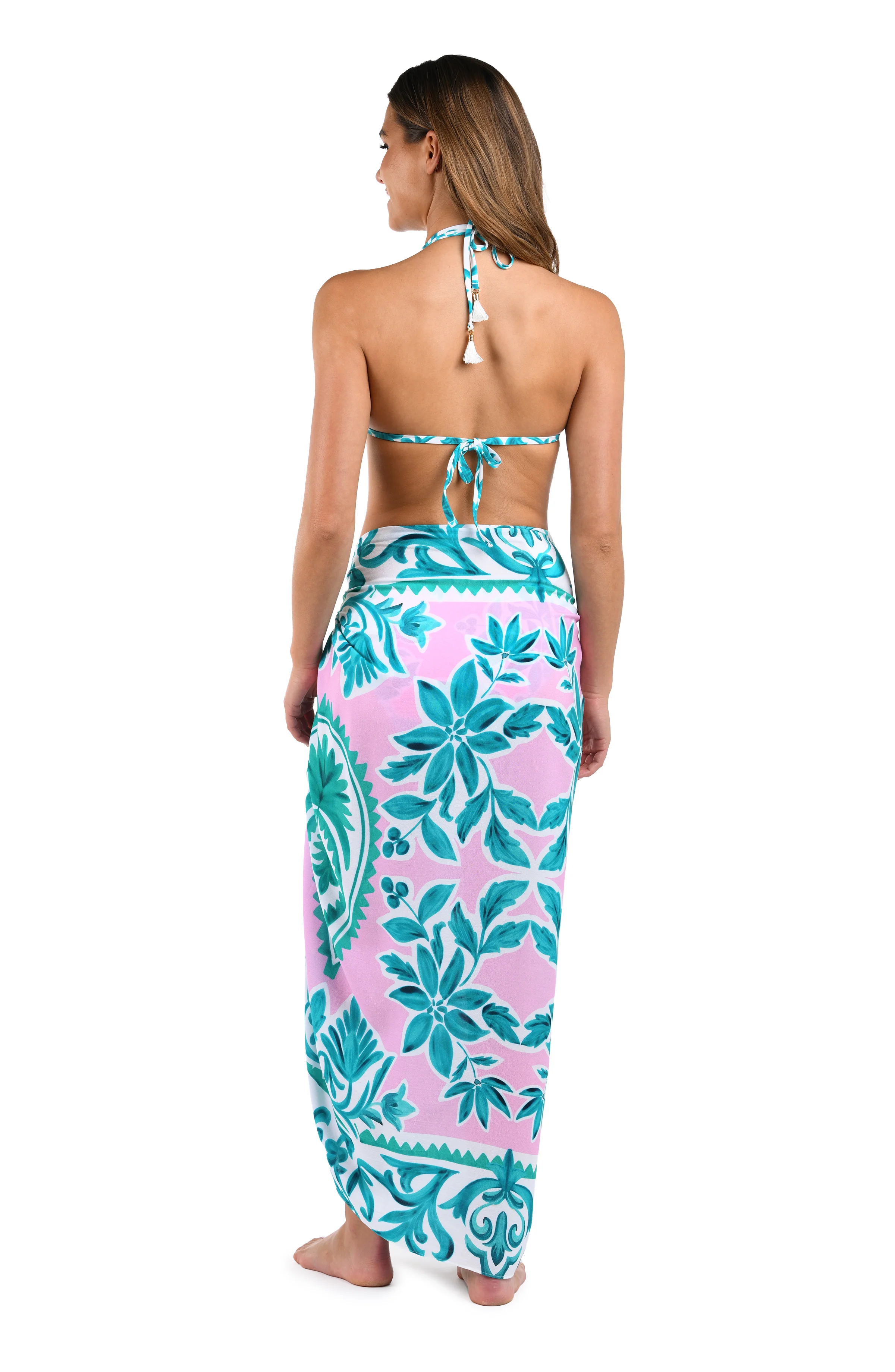 Opulent Palm Pareo Wrap Cover Up - FINAL SALE