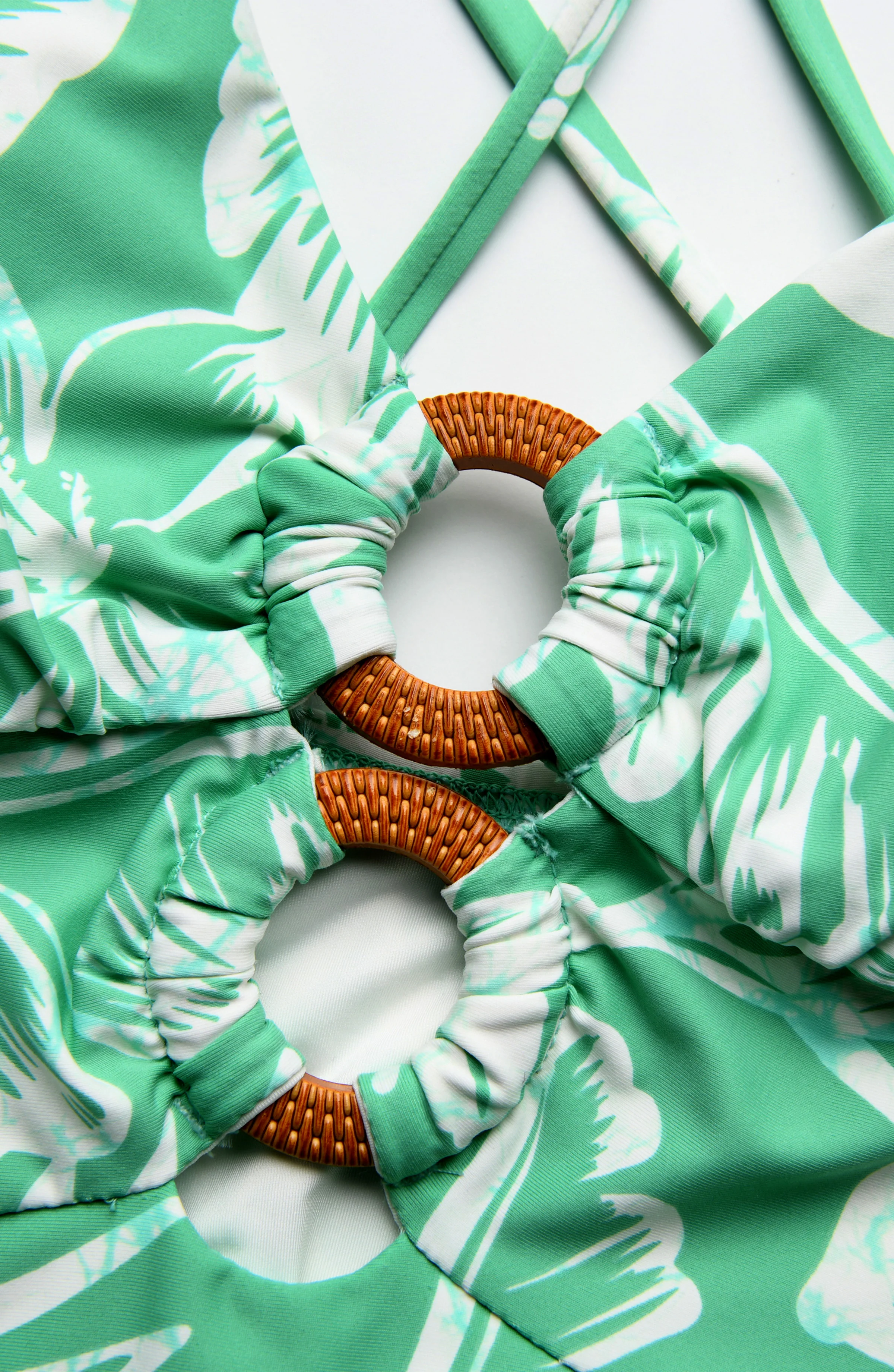 Batiki Balinese Underwire Lace Up One Piece