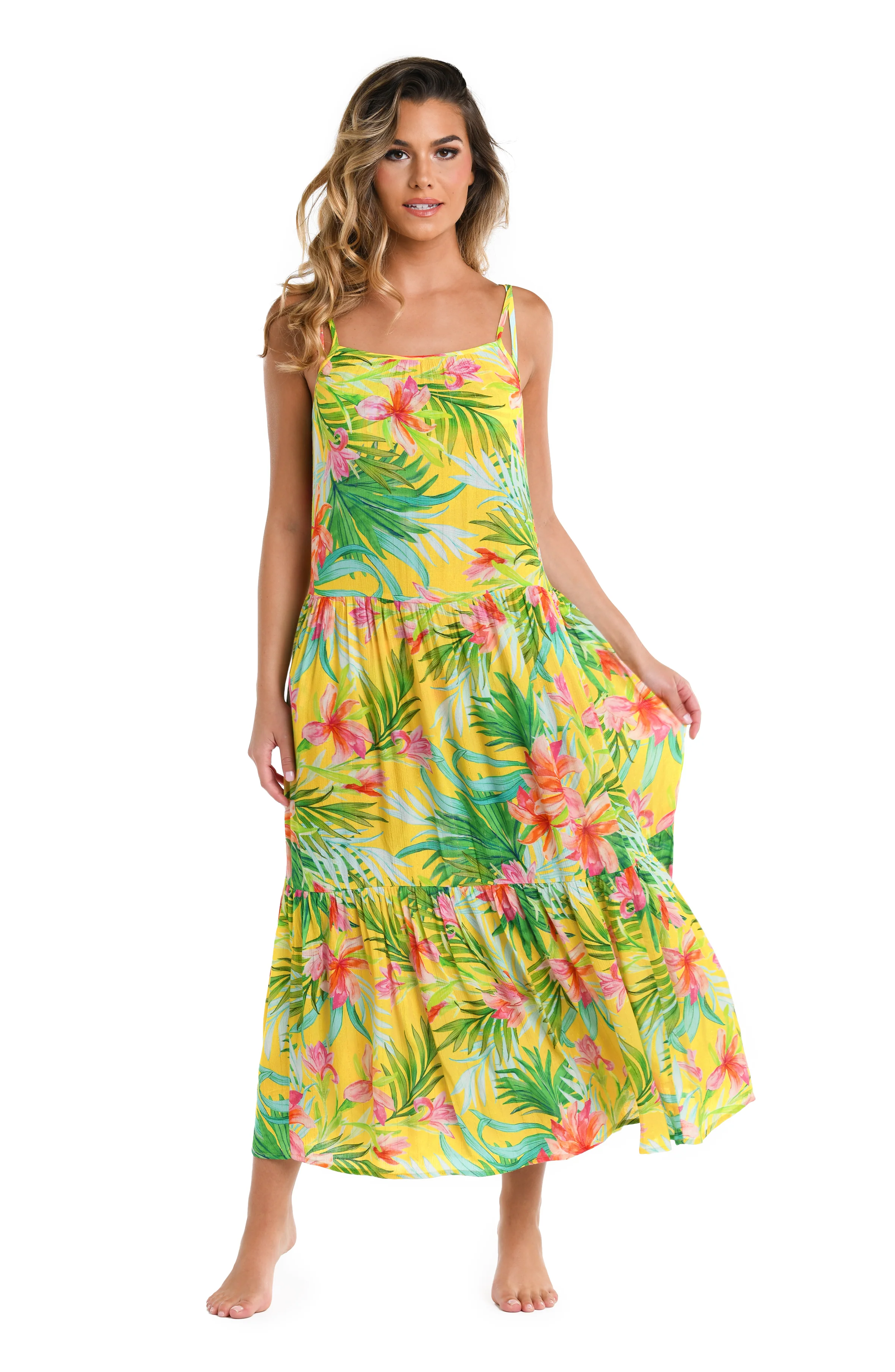 Calypso Bloom Tiered Maxi Dress - FINAL SALE