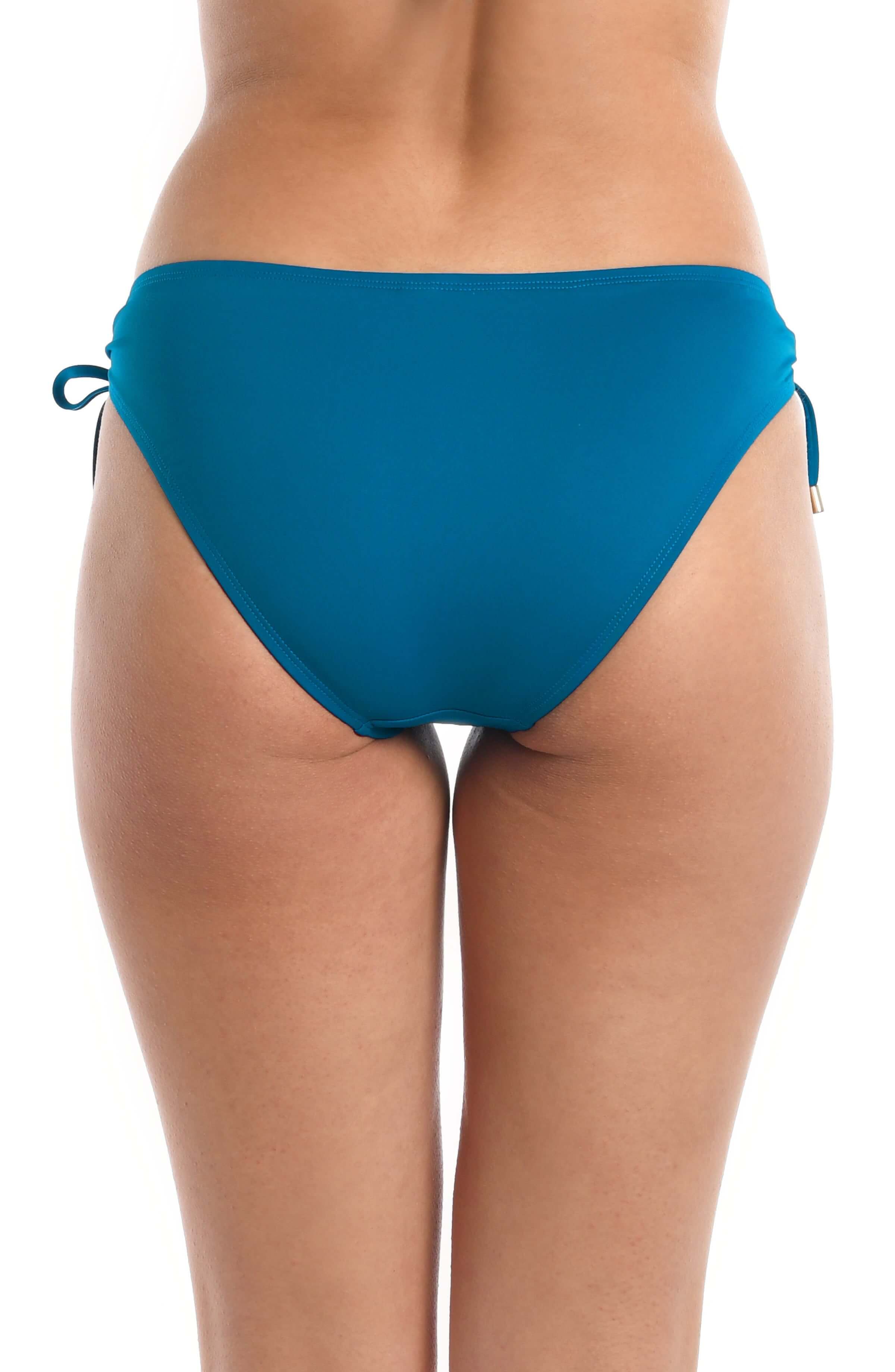 Island Goddess Side Tie Hipster Bottom - Ocean - FINAL SALE