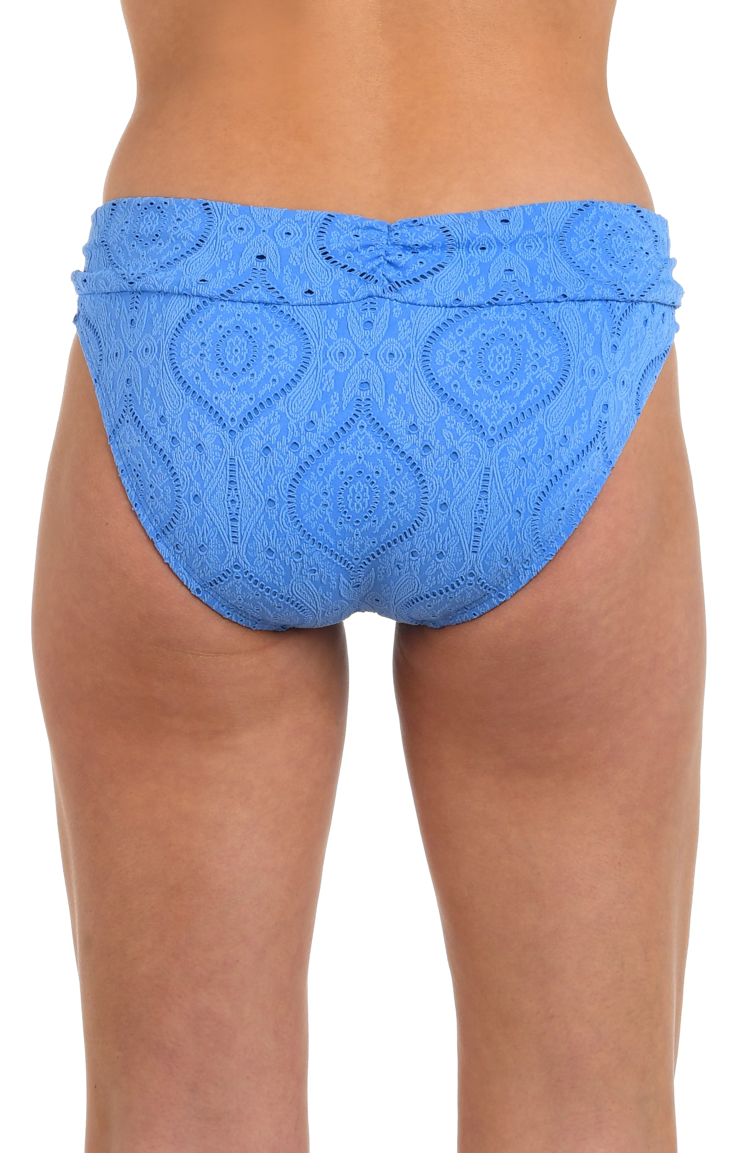 Mantra Medallion Shirred Band Hipster Bottom