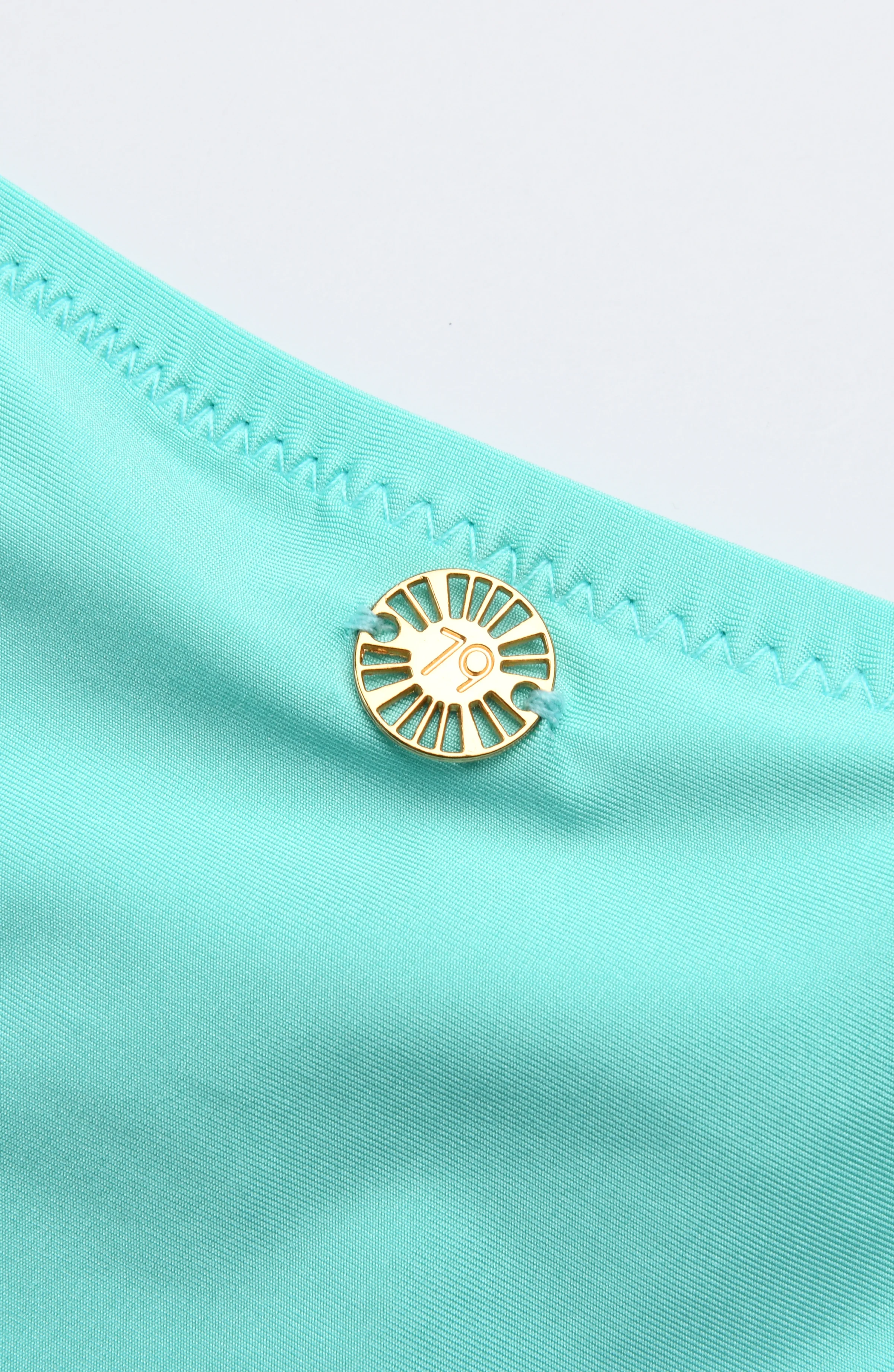 Sunshine 79 Sunshine Solids Side Shirred Hipster Bottom - Seaglass - FINAL SALE