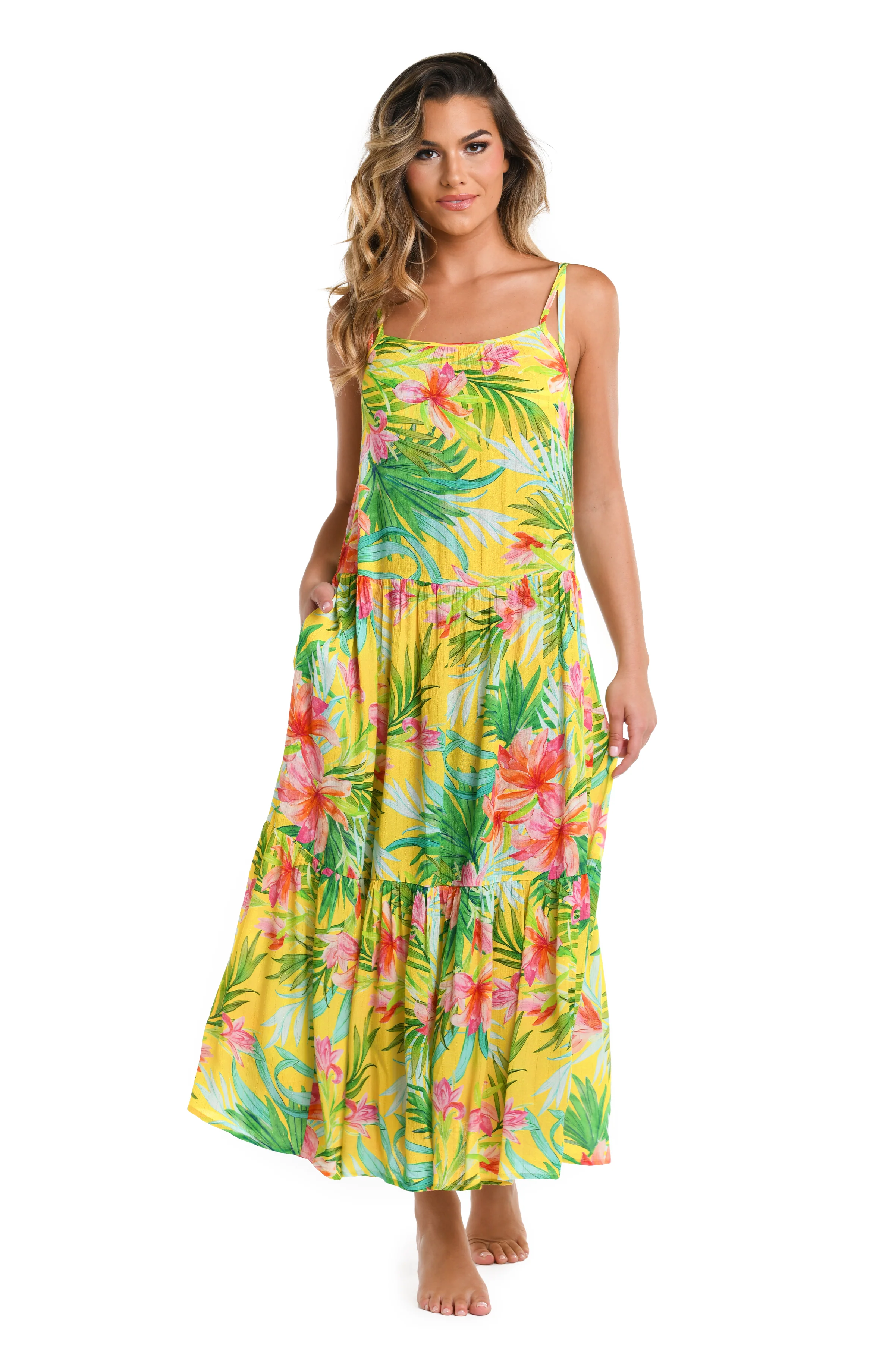 Calypso Bloom Tiered Maxi Dress - FINAL SALE
