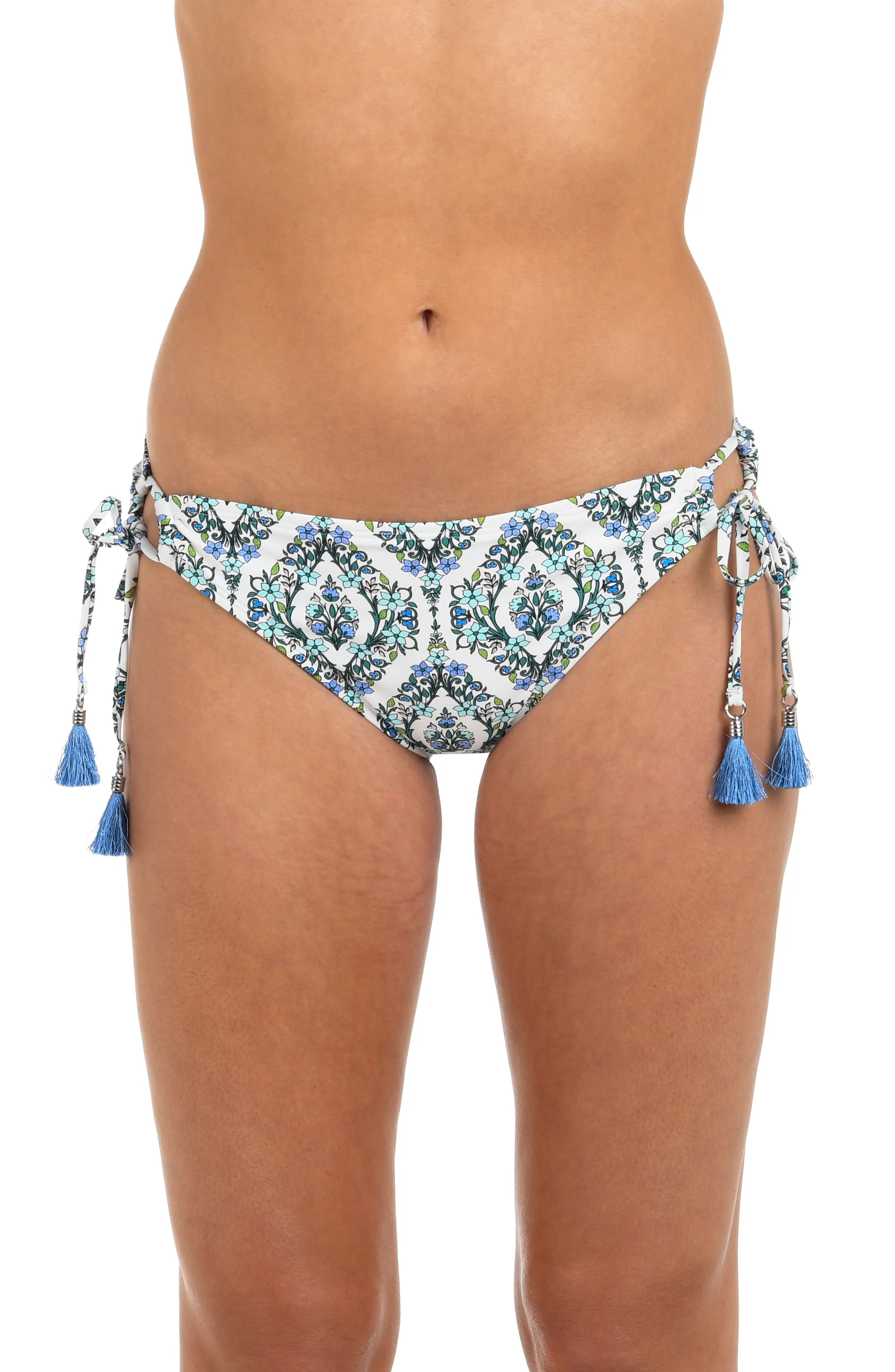 Deja-Blue Diamond Side Tie Hipster Bottom