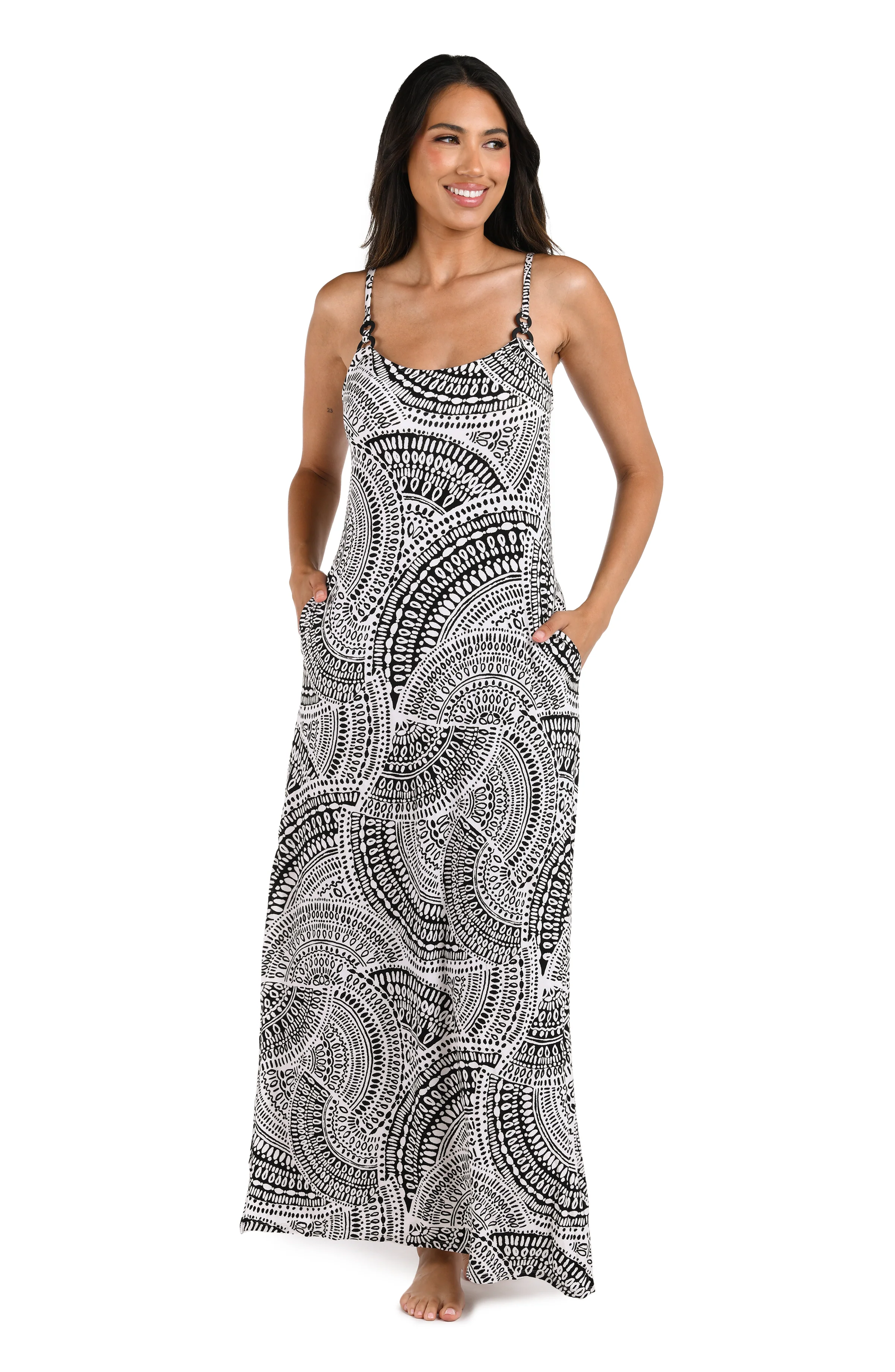 Dream Catcher Maxi Tank Dress Cover Up - FINAL SALE