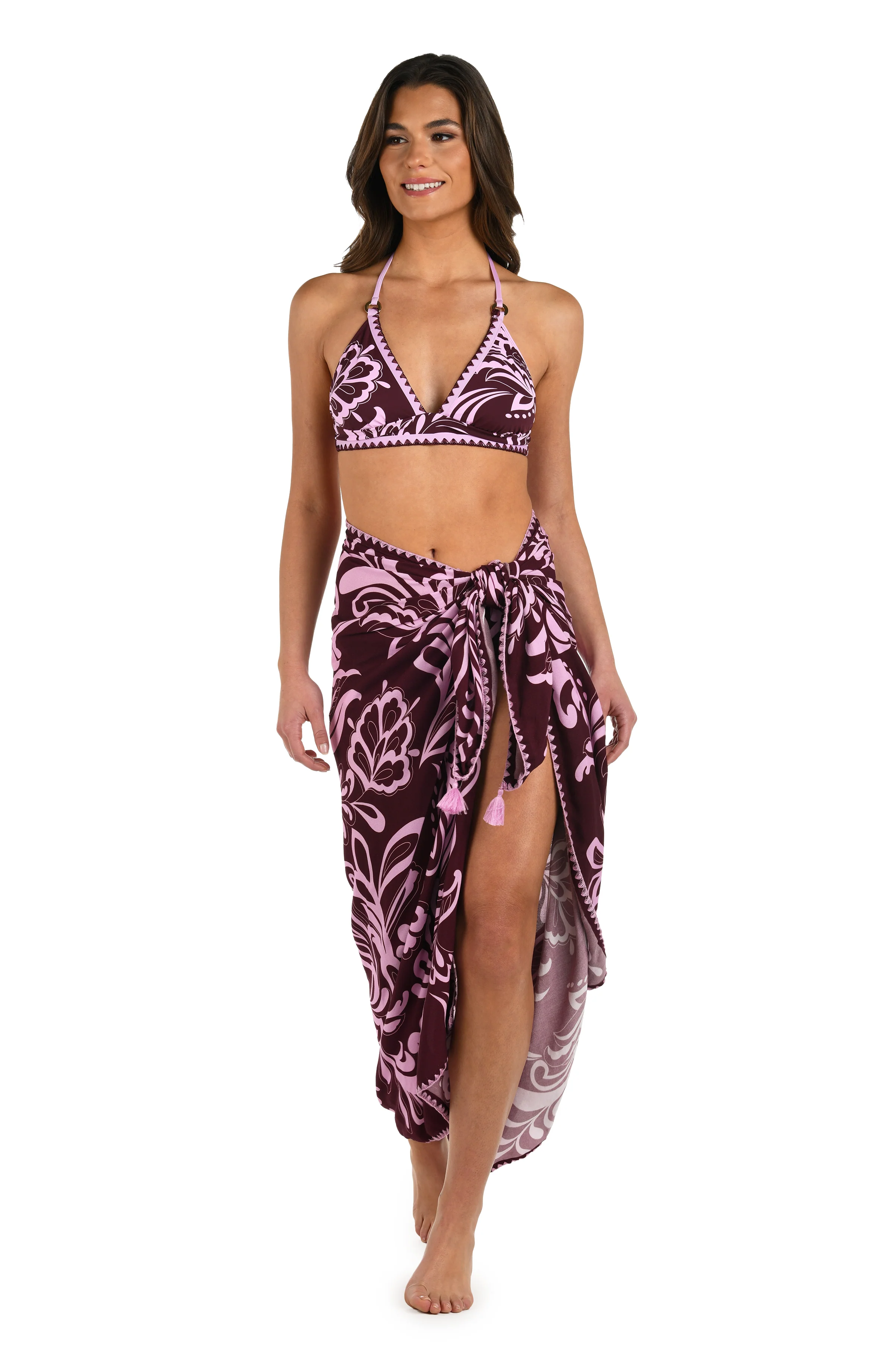 Fiji Flora Pareo Wrap Cover Up