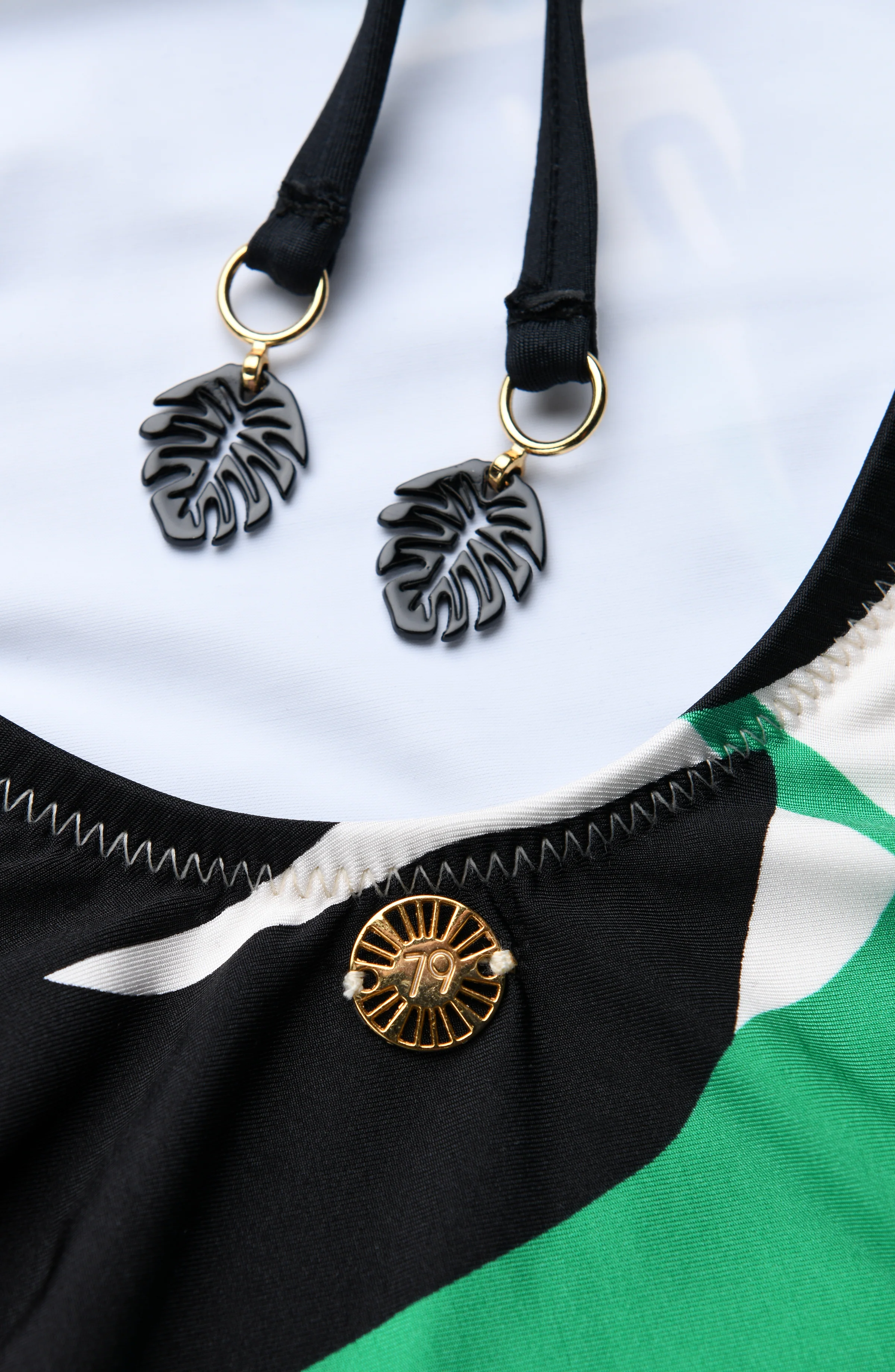 Sunshine 79 Monstera Bandeau One Piece - FINAL SALE