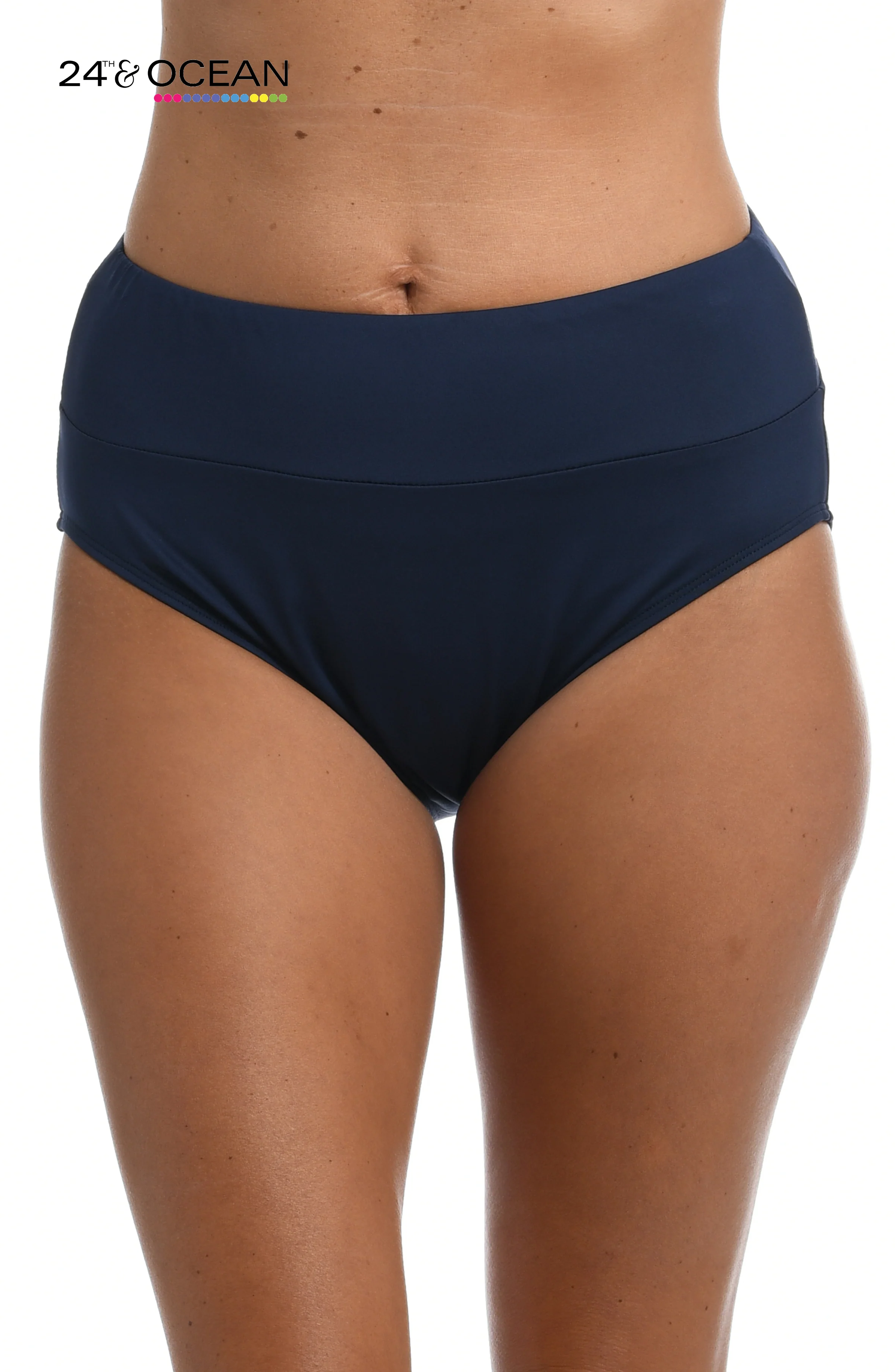 24th & Ocean Solids High Waist Bottom - FINAL SALE