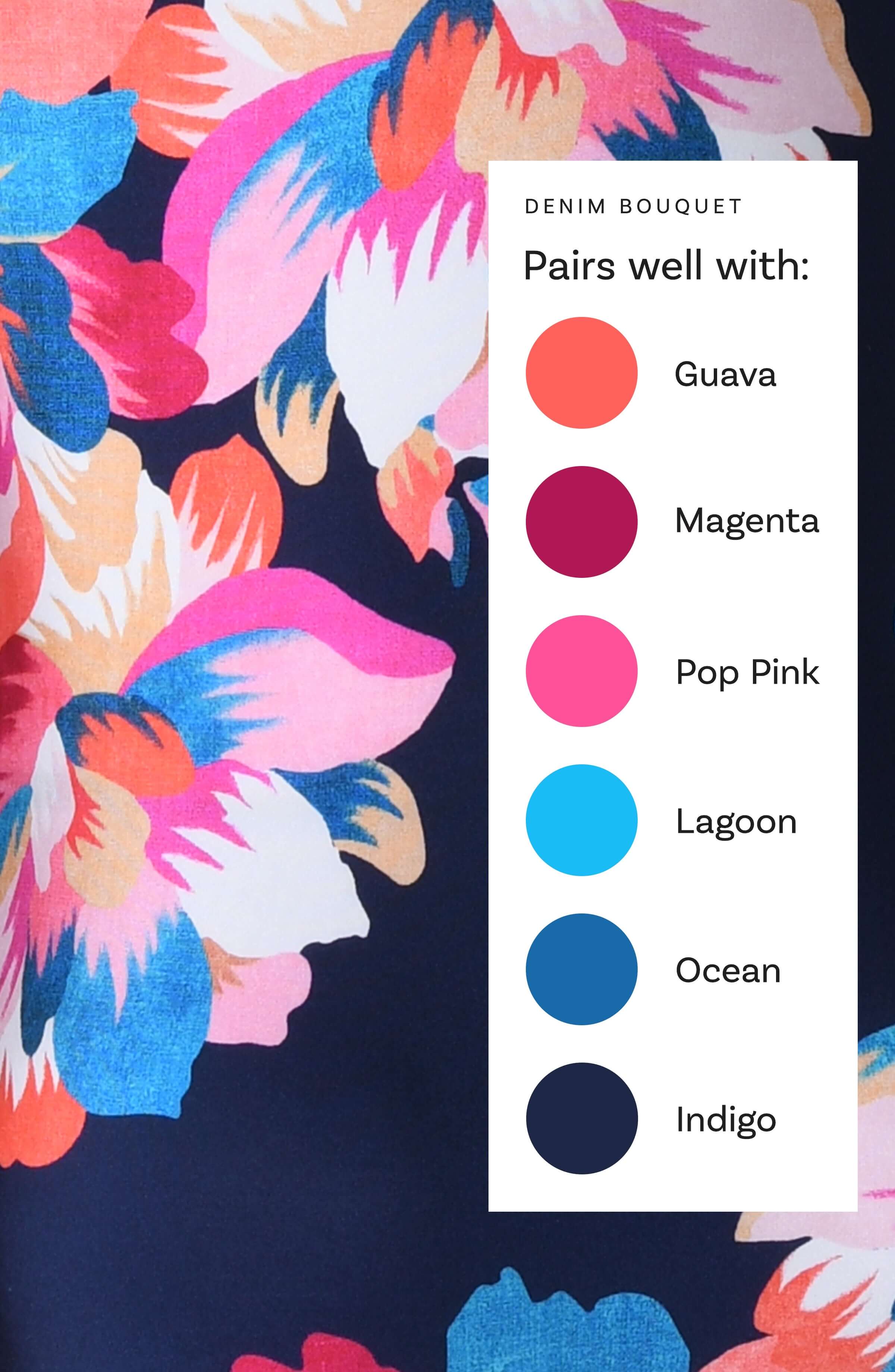 Denim Bouquet Scarf Hem Dress Cover Up - FINAL SALE