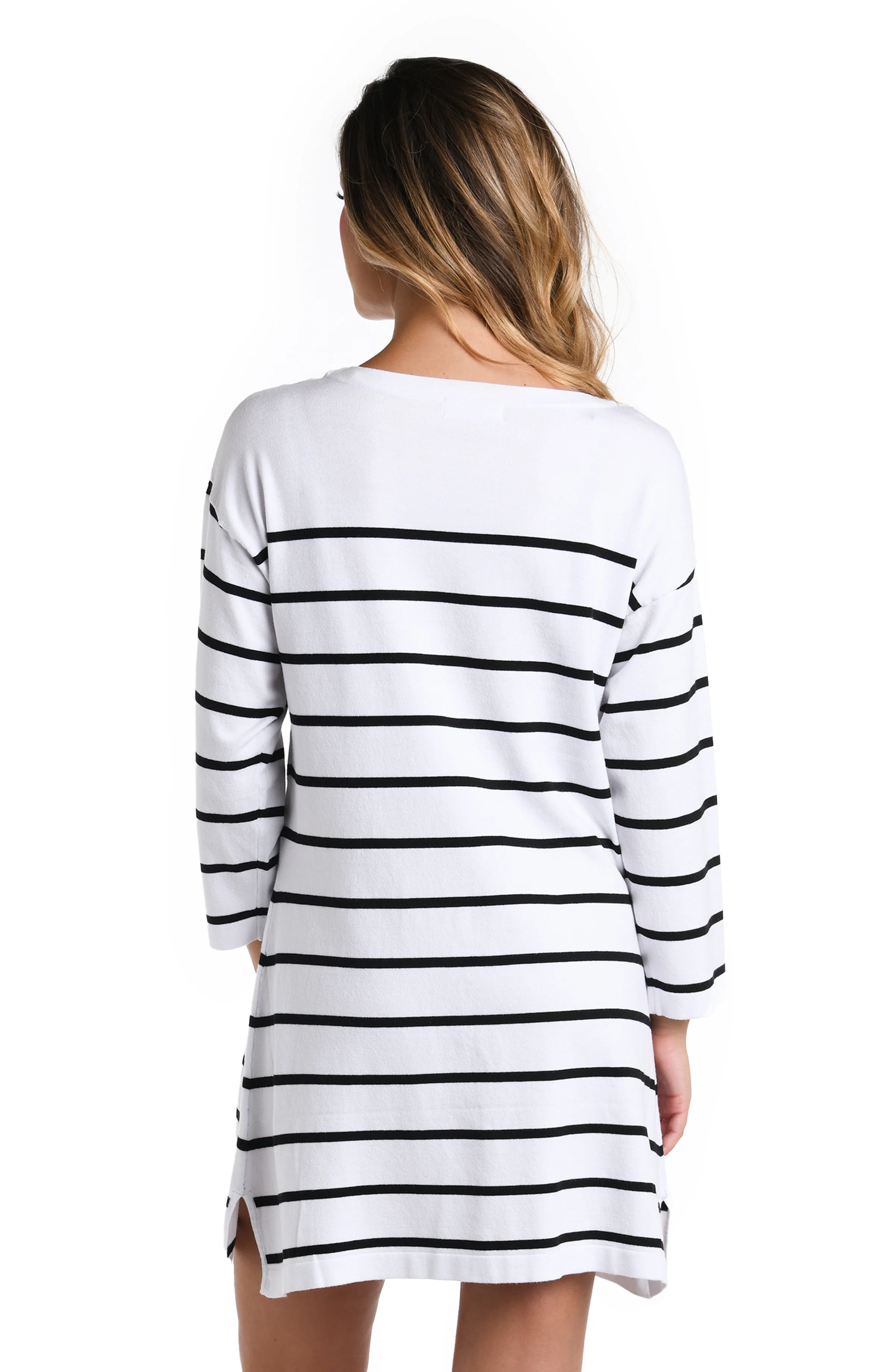 Yacht Club Boat Neck Tunic Cover Up - FINAL SALE