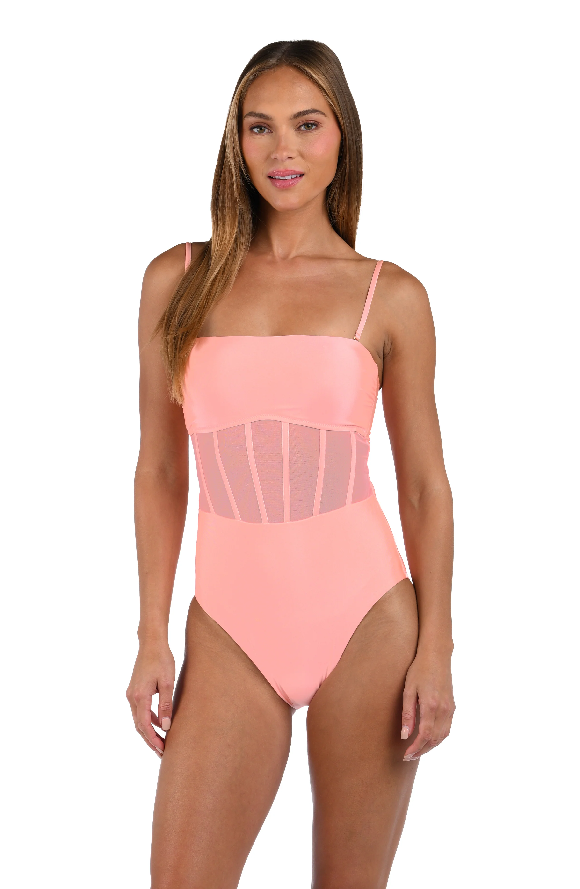 Sunshine 79 Solids Bandeau One Piece - Blossom - FINAL SALE