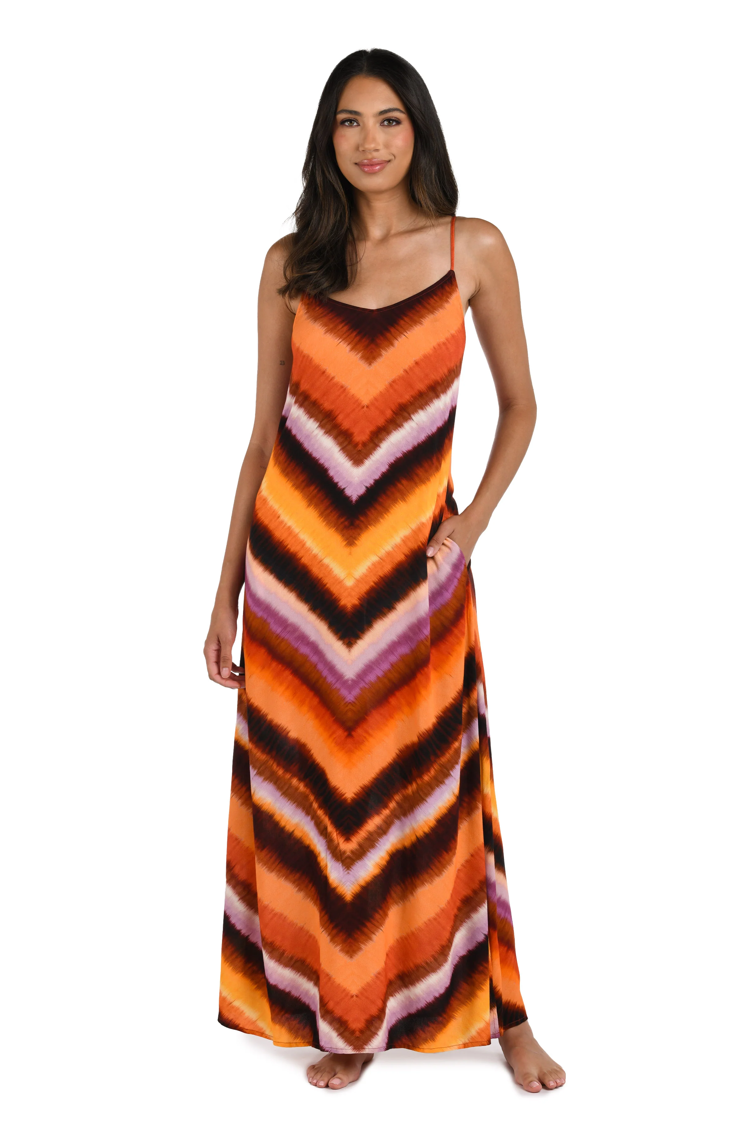 Upon The Horizon Over the Shoulder Maxi Dress Cover Up - FINAL SALE