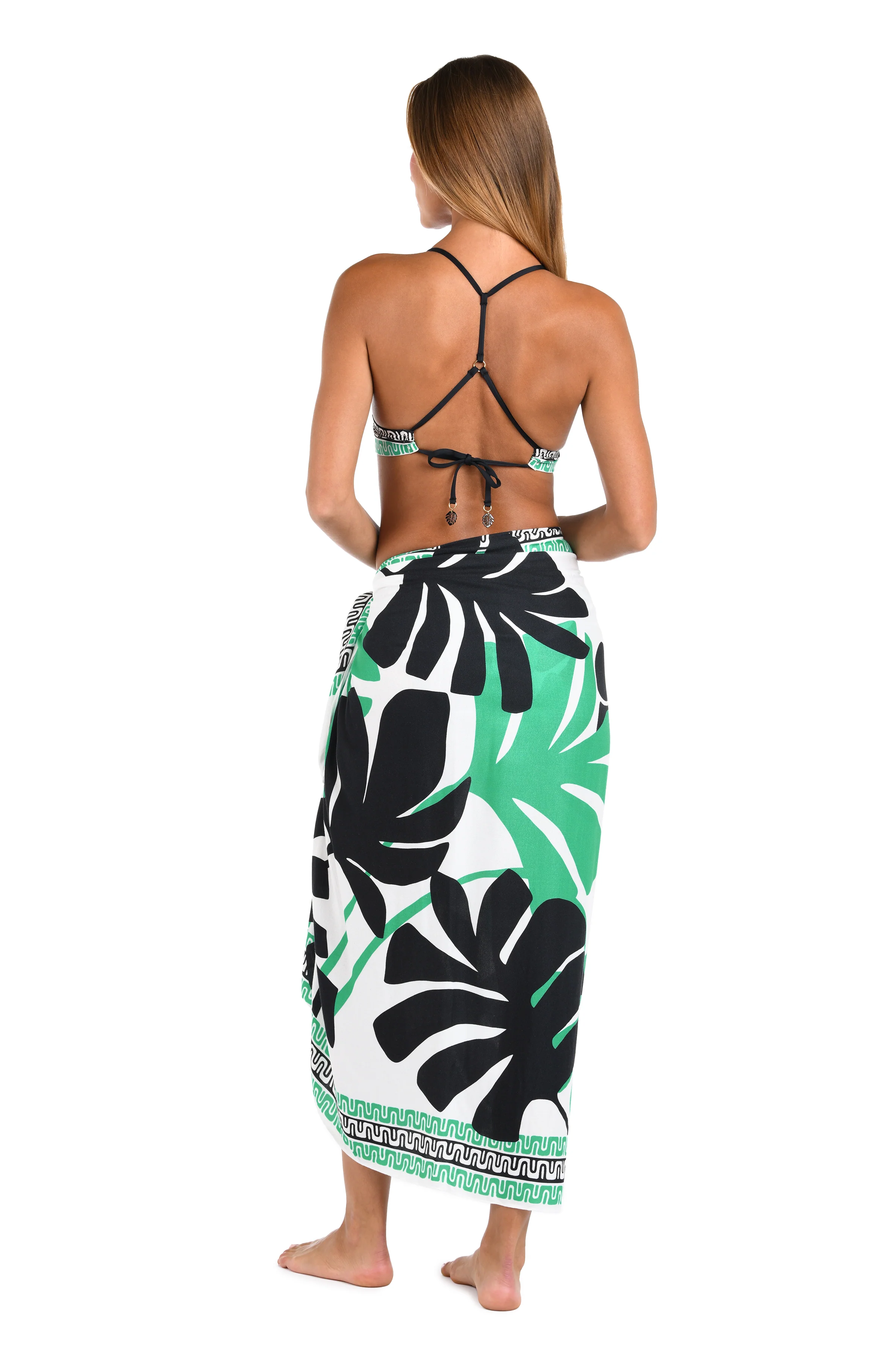 Sunshine 79 Monstera Pareo Wrap - FINAL SALE