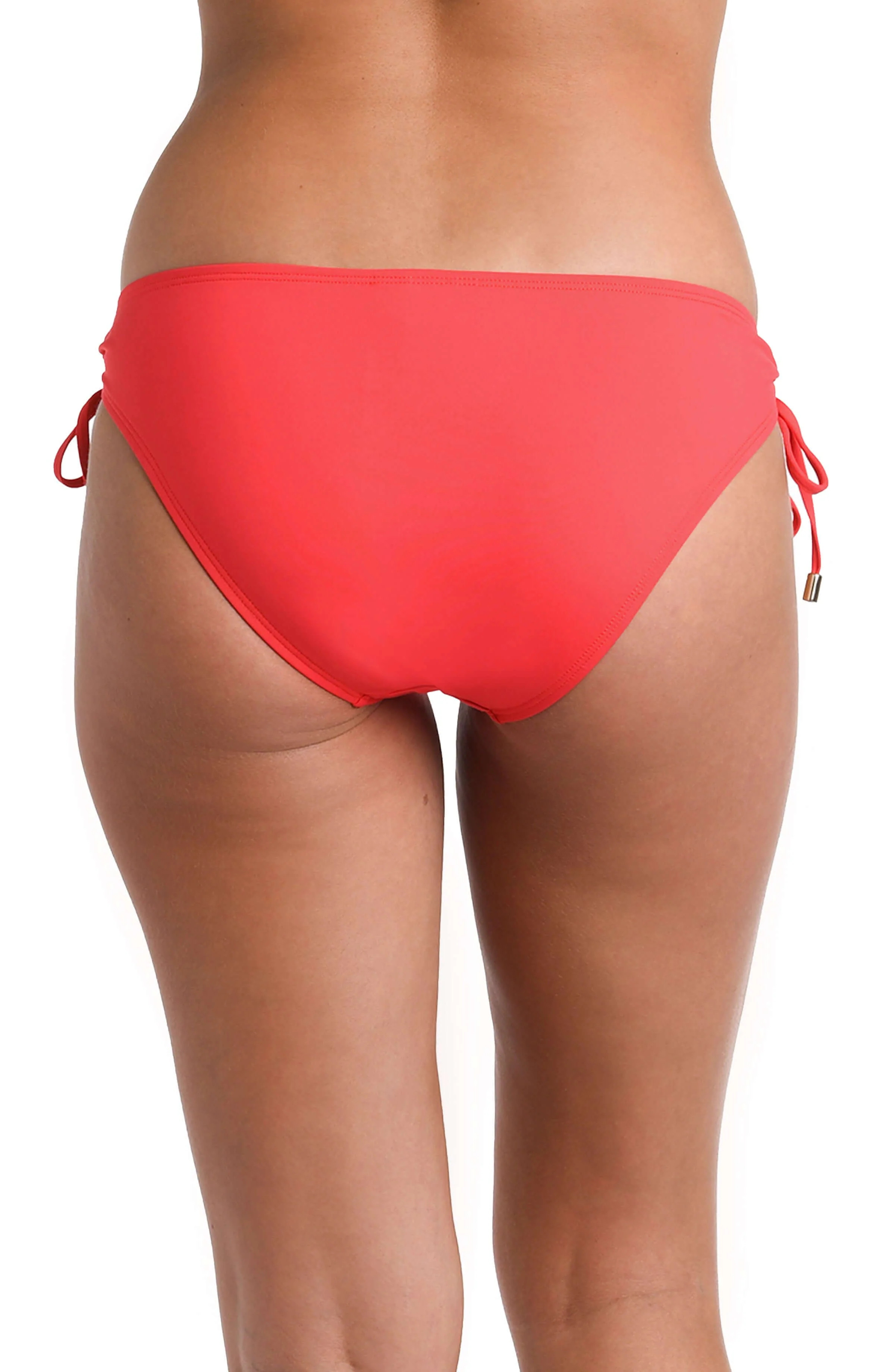 Island Goddess Side Tie Hipster Bottom - Guava - FINAL SALE