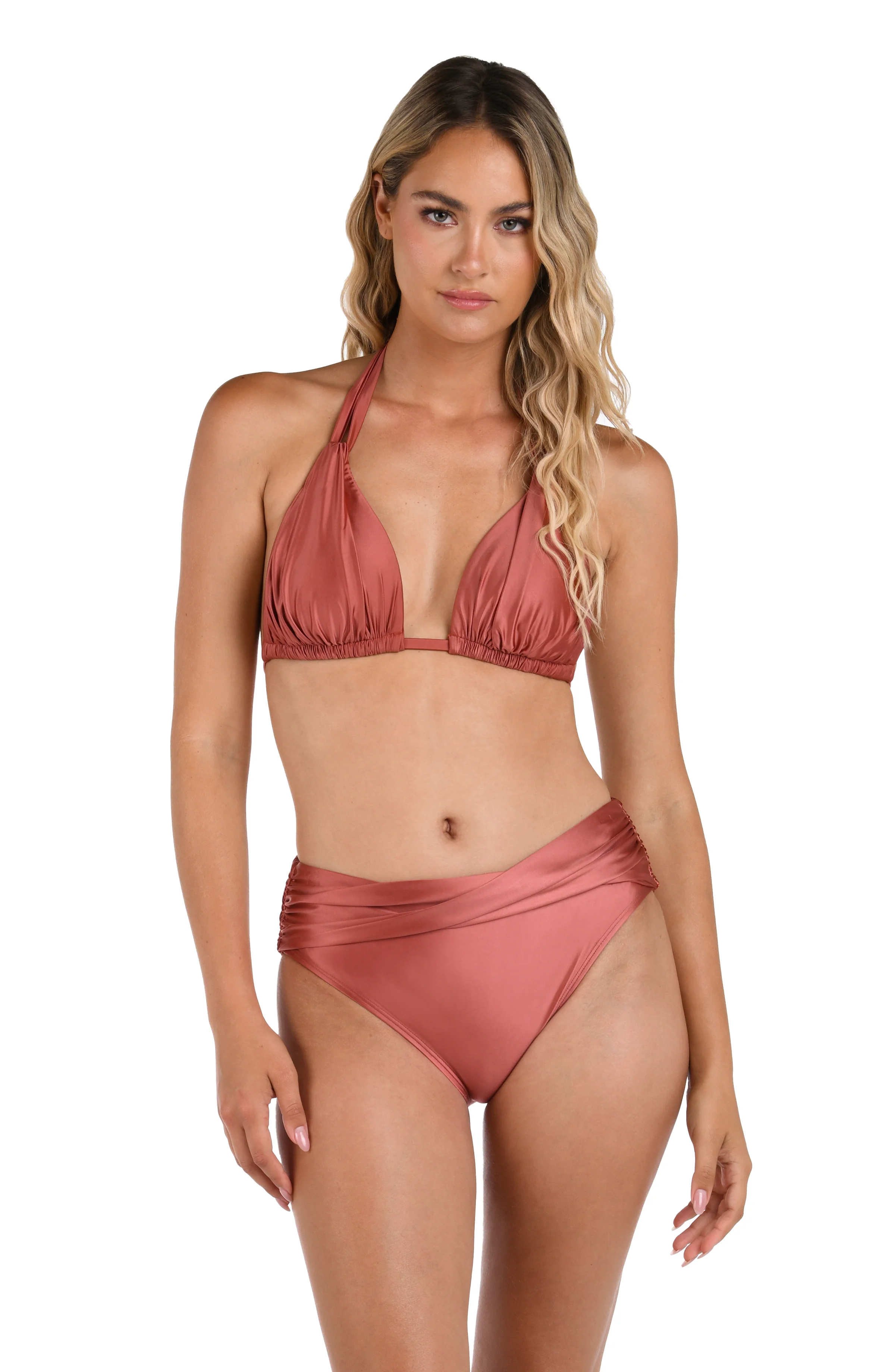 Earth Goddess Halter Triangle Top - Sienna - FINAL SALE