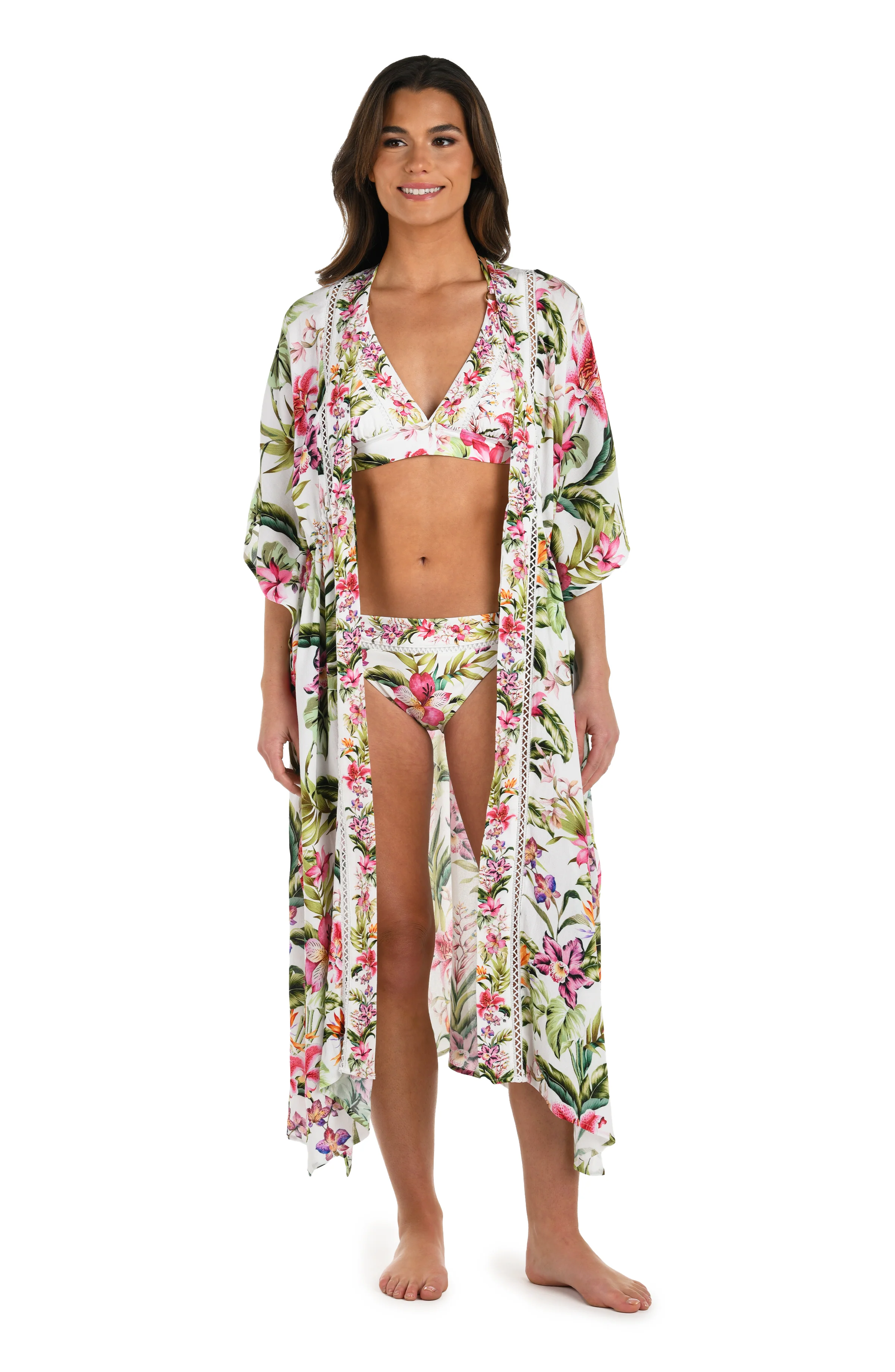 Polynesian Paradise Long Kimono