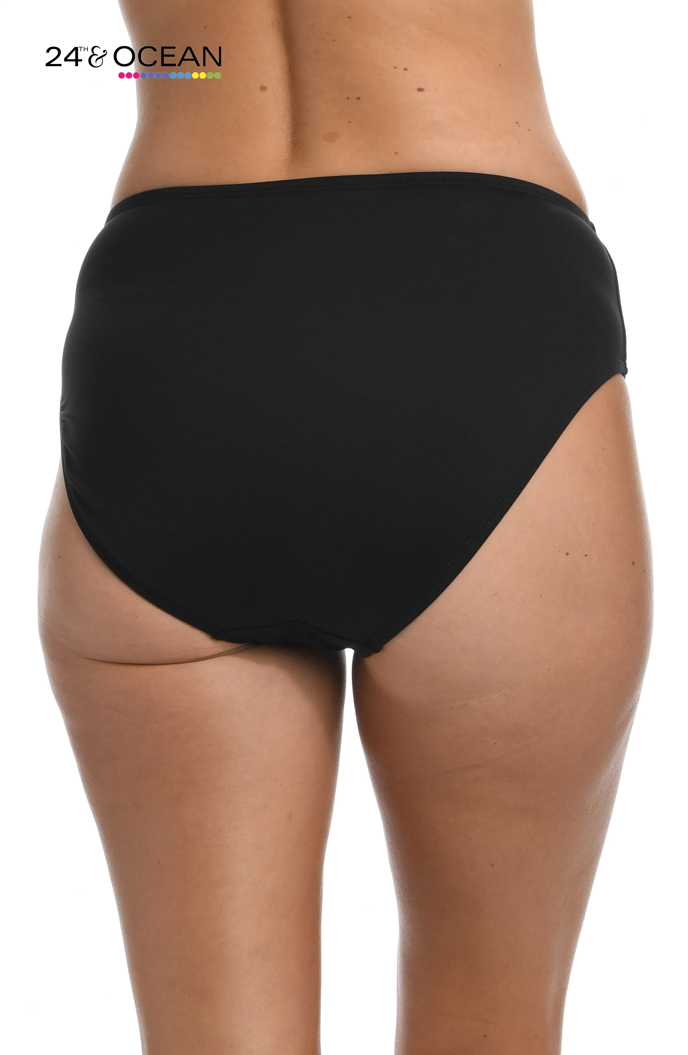24th & Ocean Solids High Waist Bottom