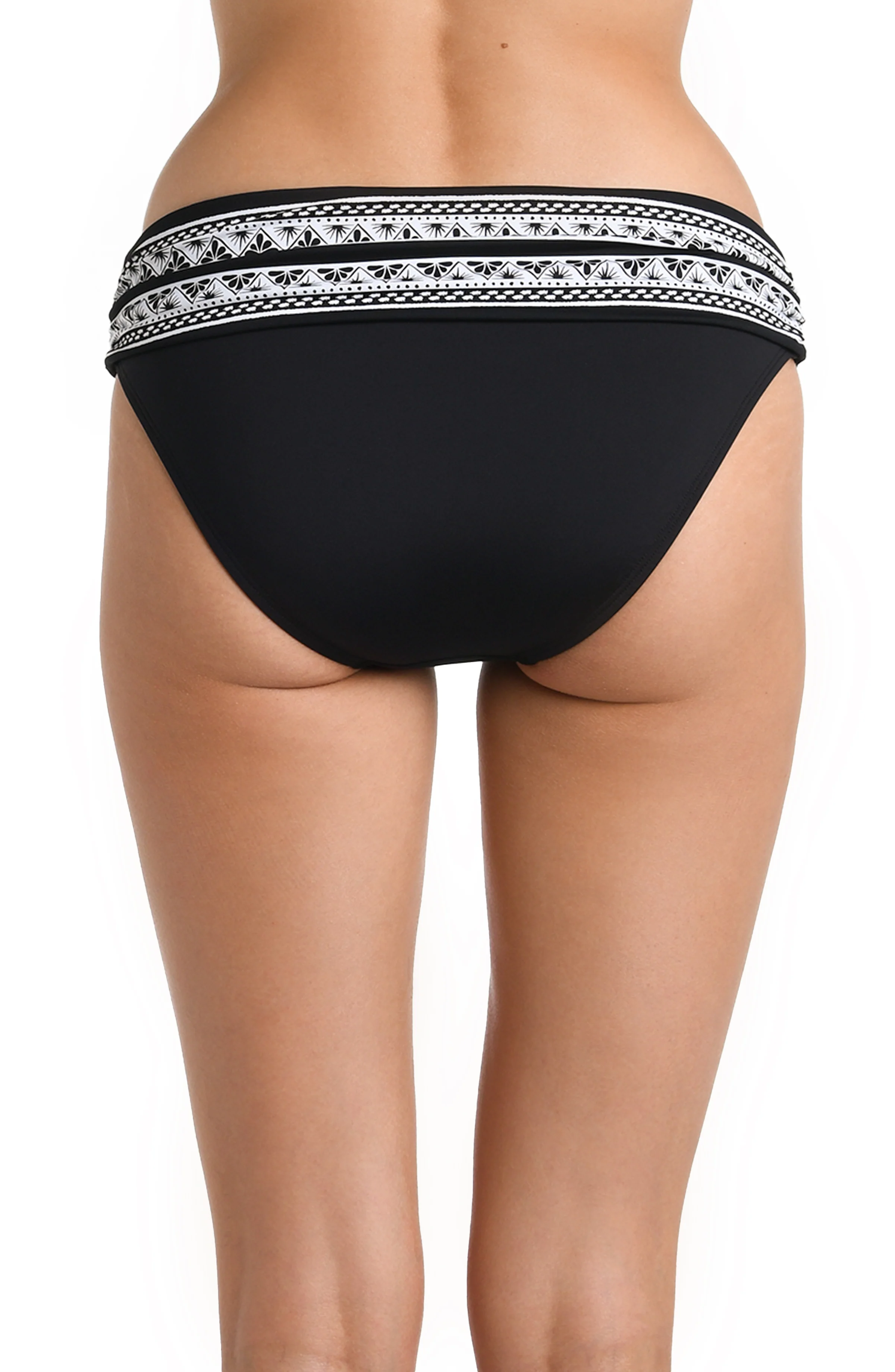 Shadow Floral Banded Hipster Bottom - FINAL SALE