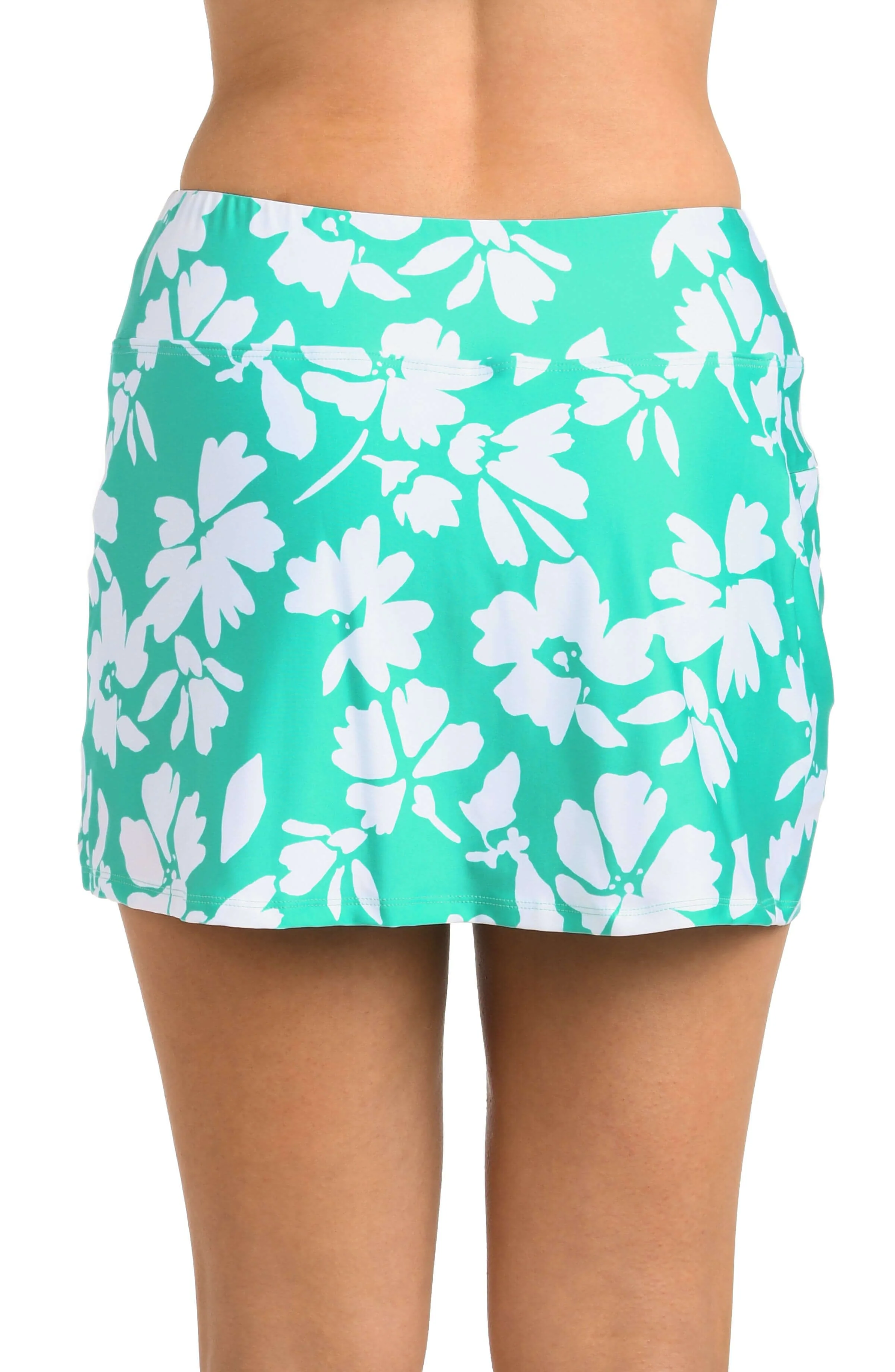 24th & Ocean Marseille Floral Swim Skort Bottom - FINAL SALE