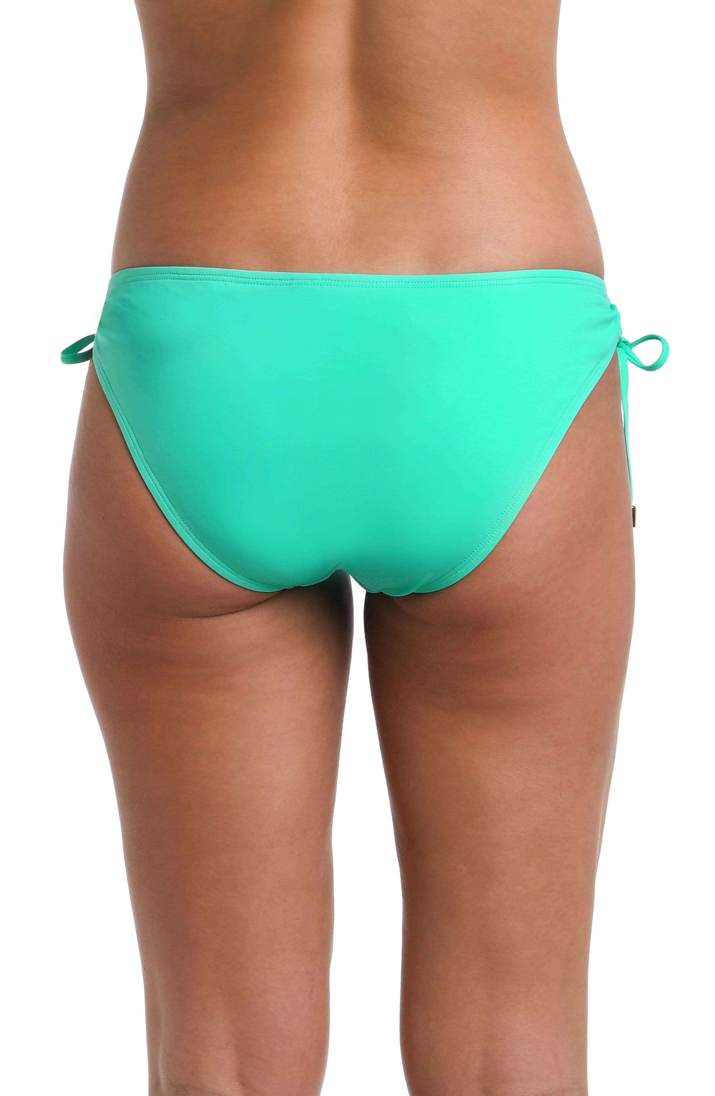 Island Goddess Side Tie Hipster Bottom - Seafoam - FINAL SALE