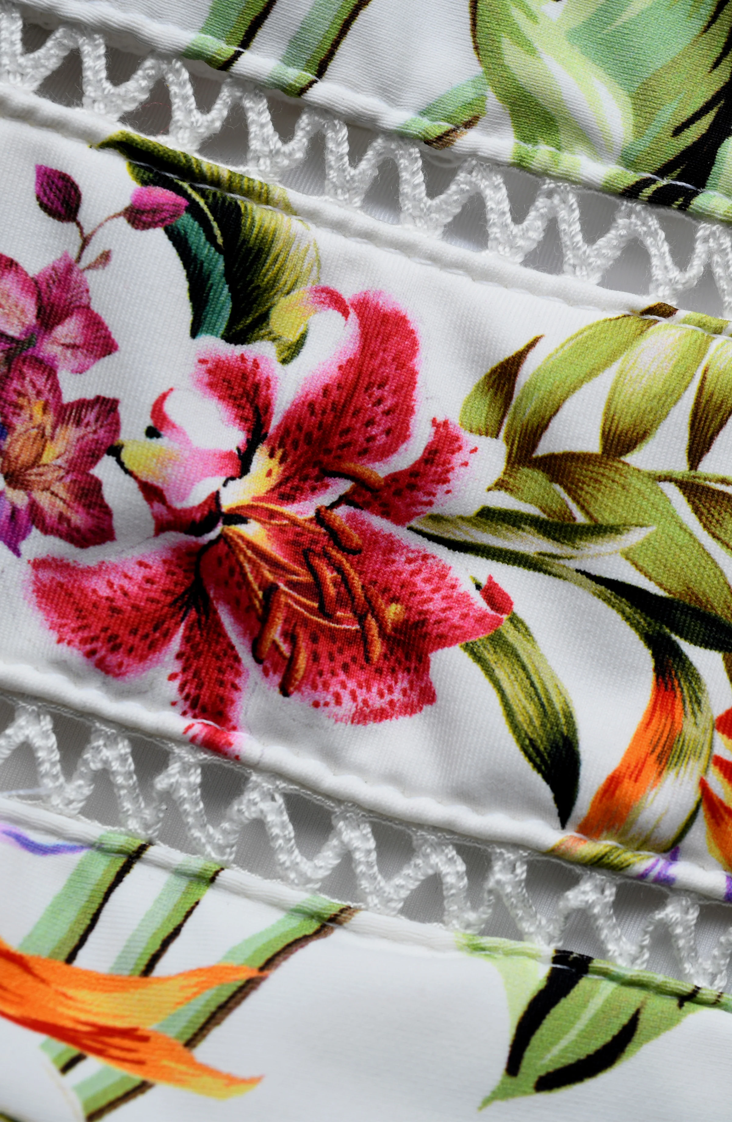 Polynesian Paradise Tunnel Neck Midi Dress