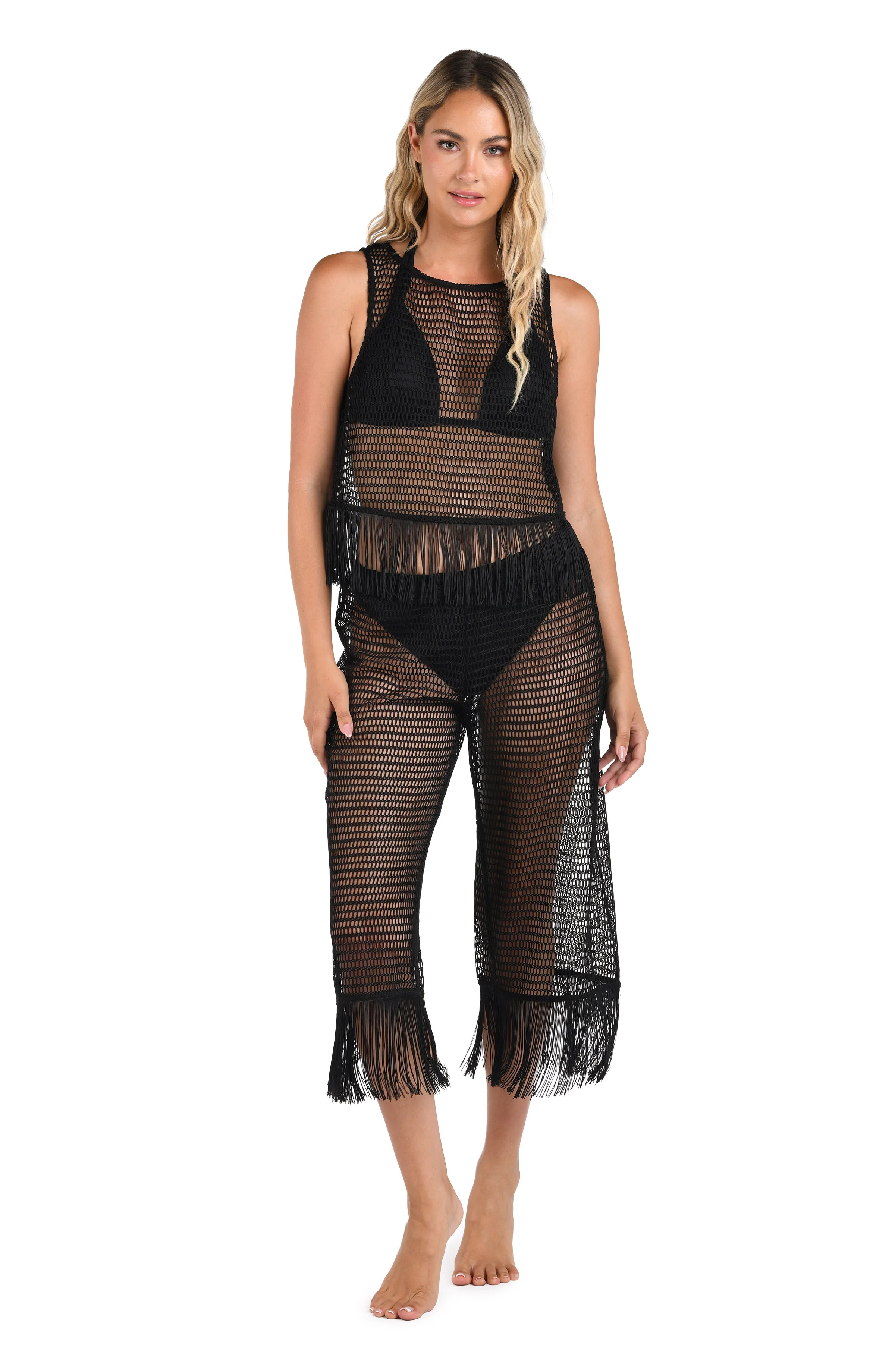Fringed Out Tank Top (Unlined) - FINAL SALE