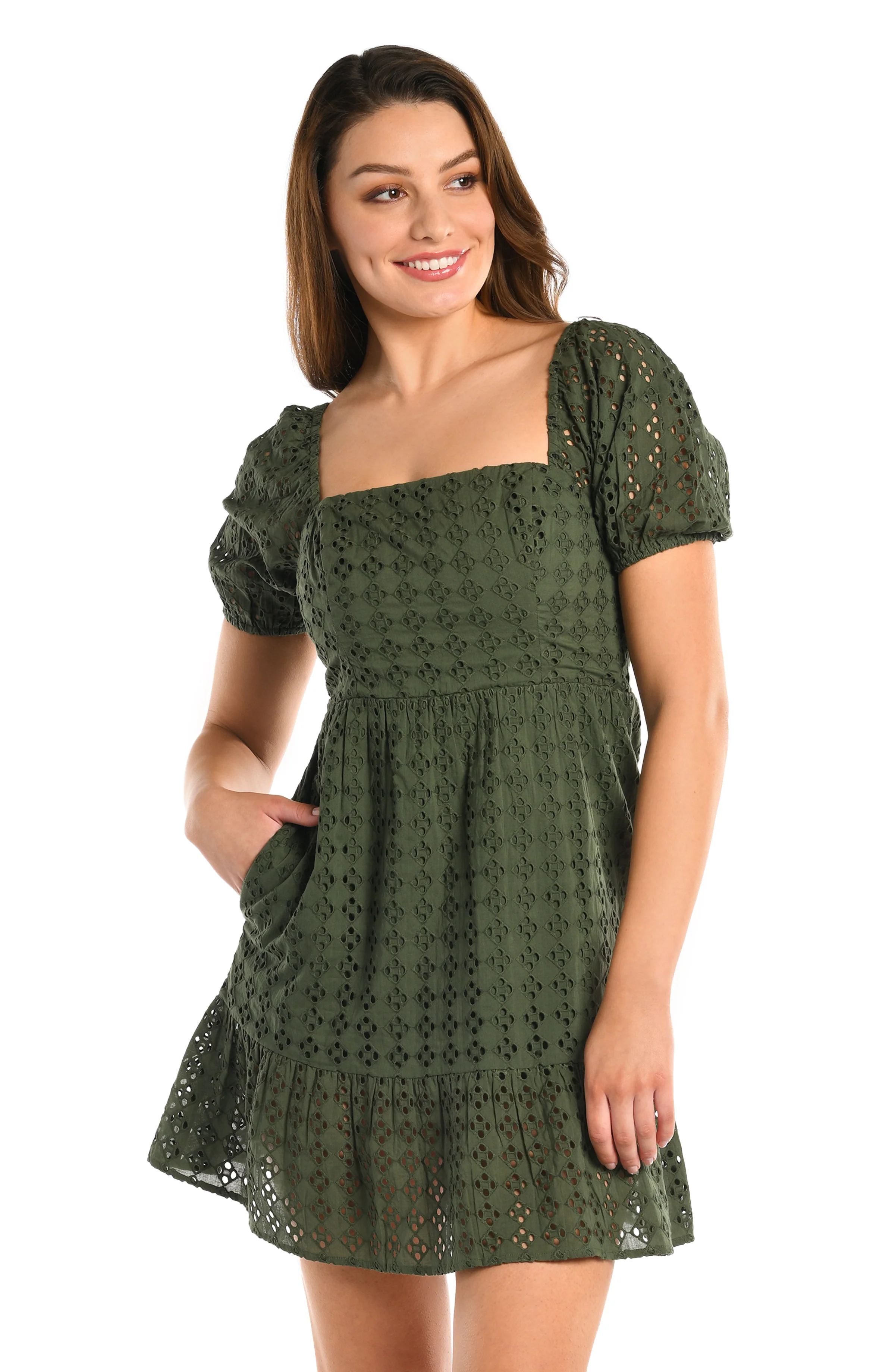 Saltwater Sands Short Sleeve Cover Up Dress - FINAL SALE
