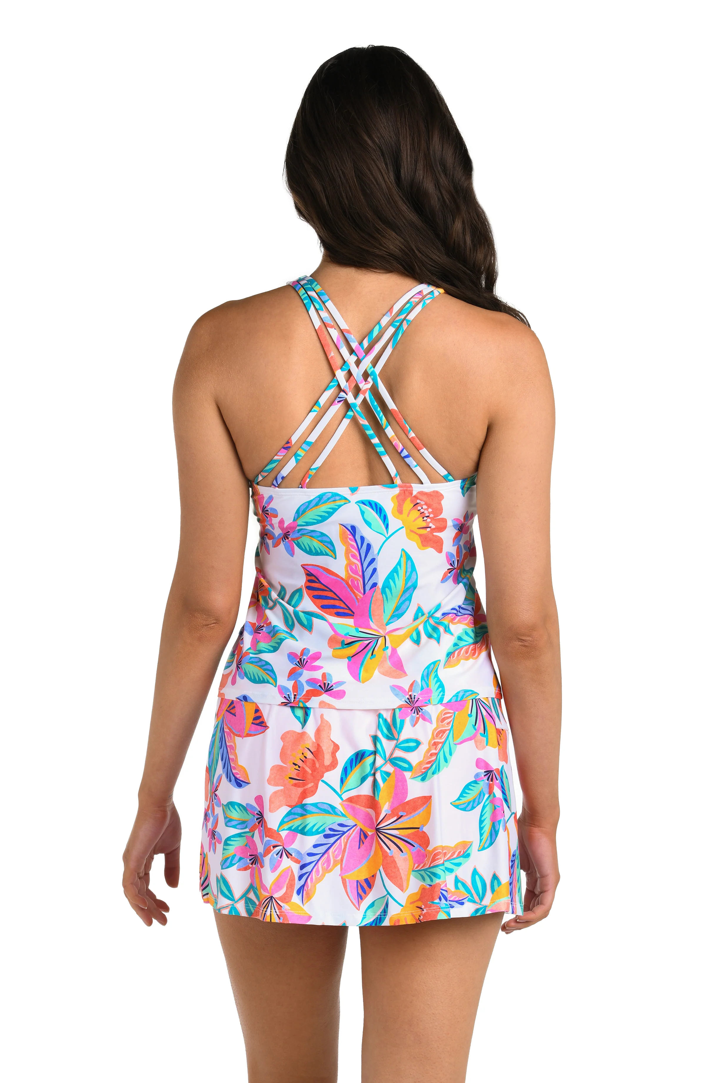 24th & Ocean Francesca Tropical Swim Skort Bottom - FINAL SALE