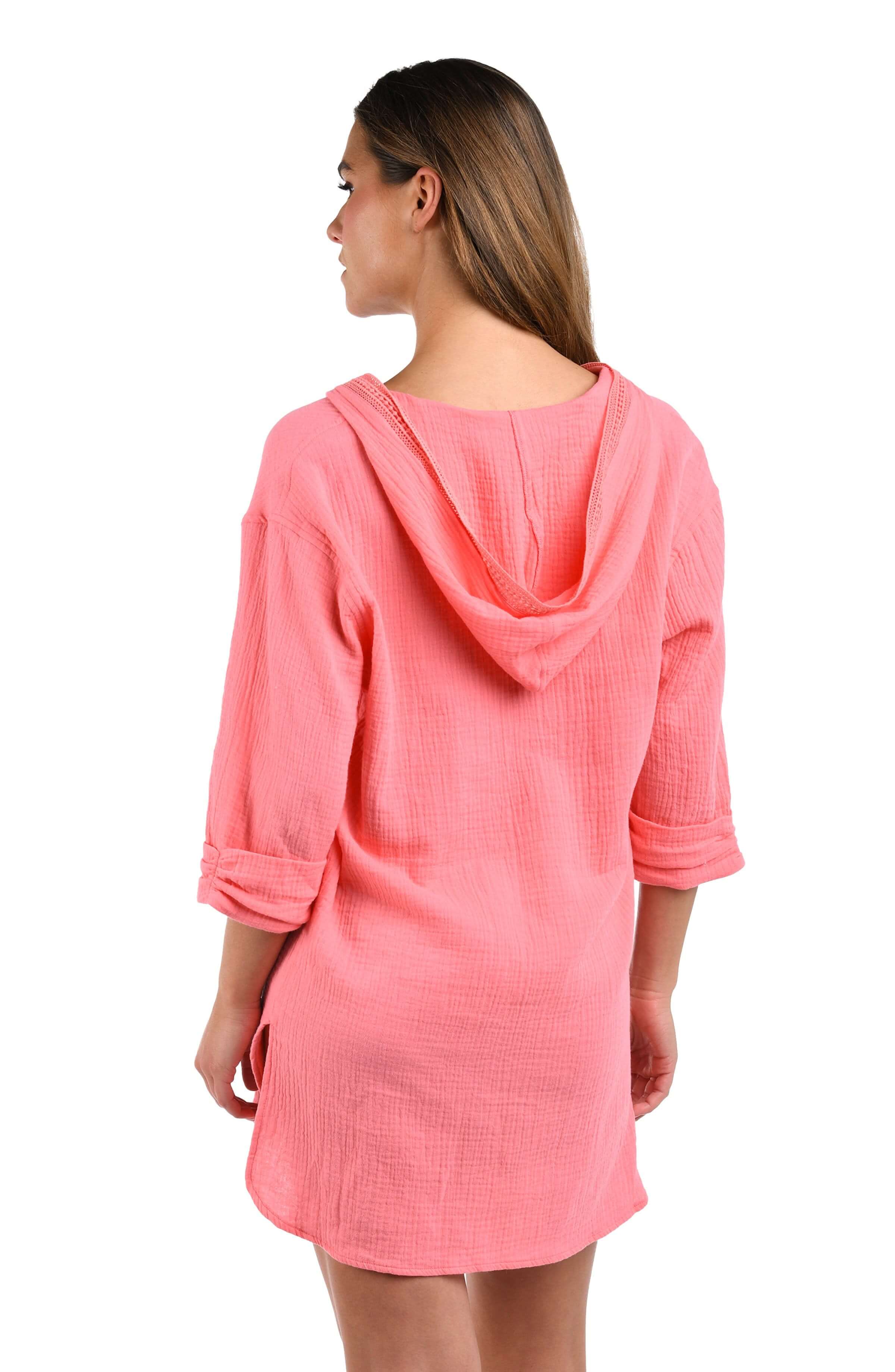 Seaside Covers Hoodie - Light Coral