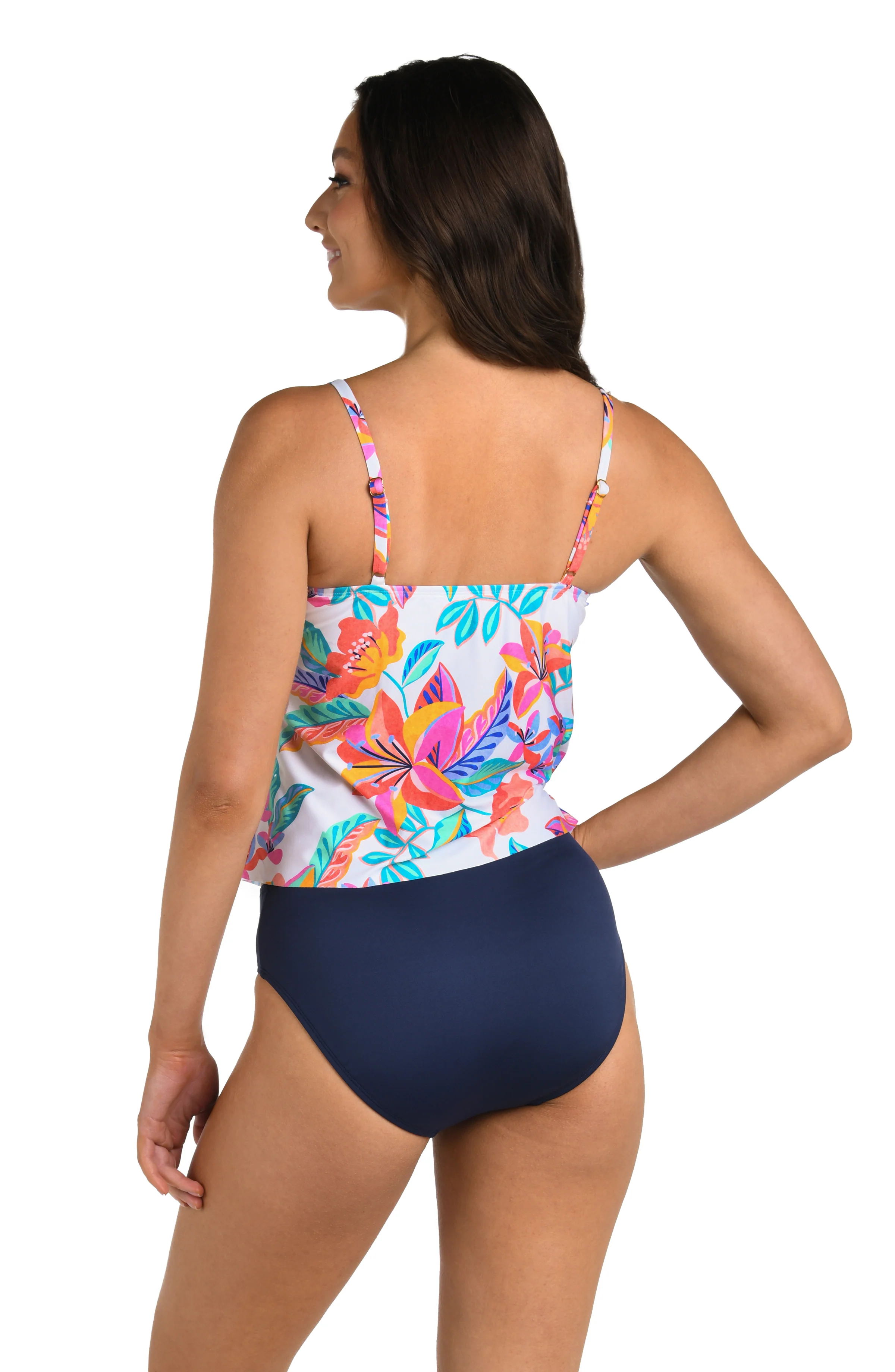 24th & Ocean Francesca Tropical Two Tiered Tankini Top - FINAL SALE
