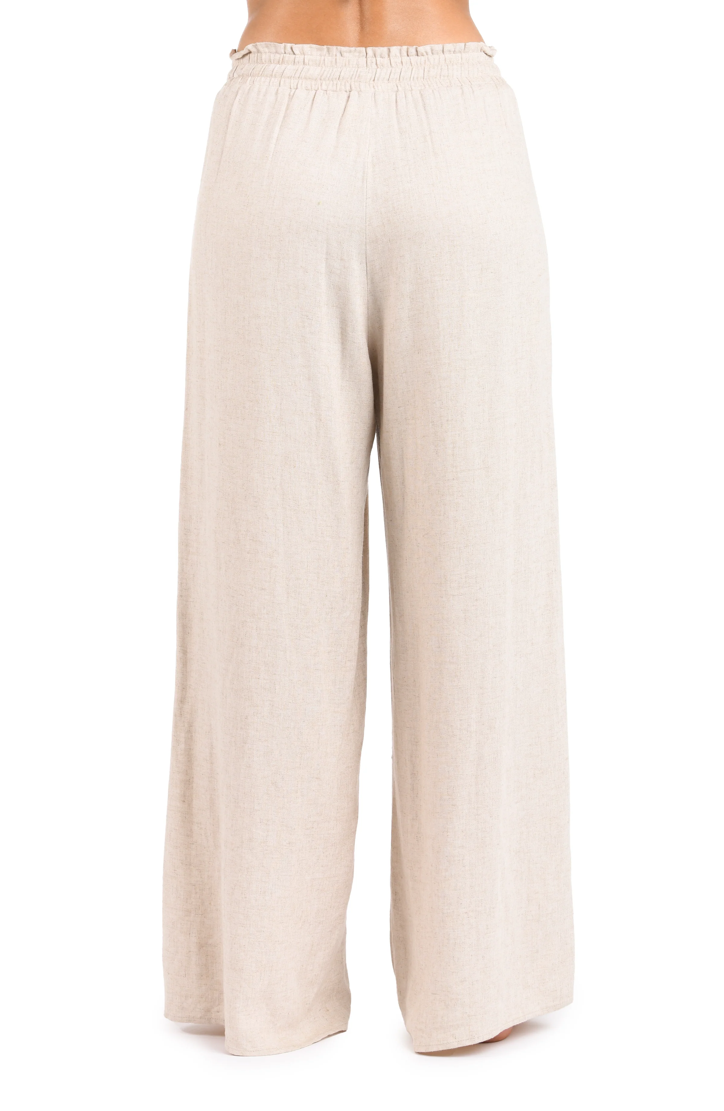 Delphine Coast Beach Pant Cover Up - Taupe
