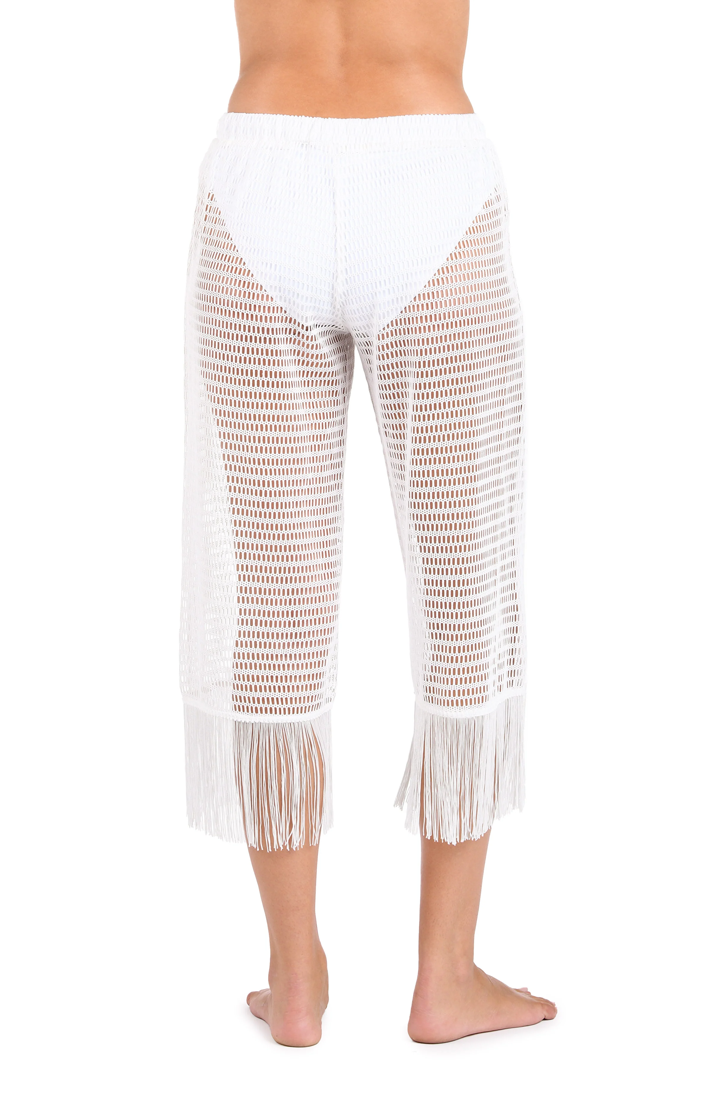 Fringed Out Cropped Pant (Unlined) - FINAL SALE