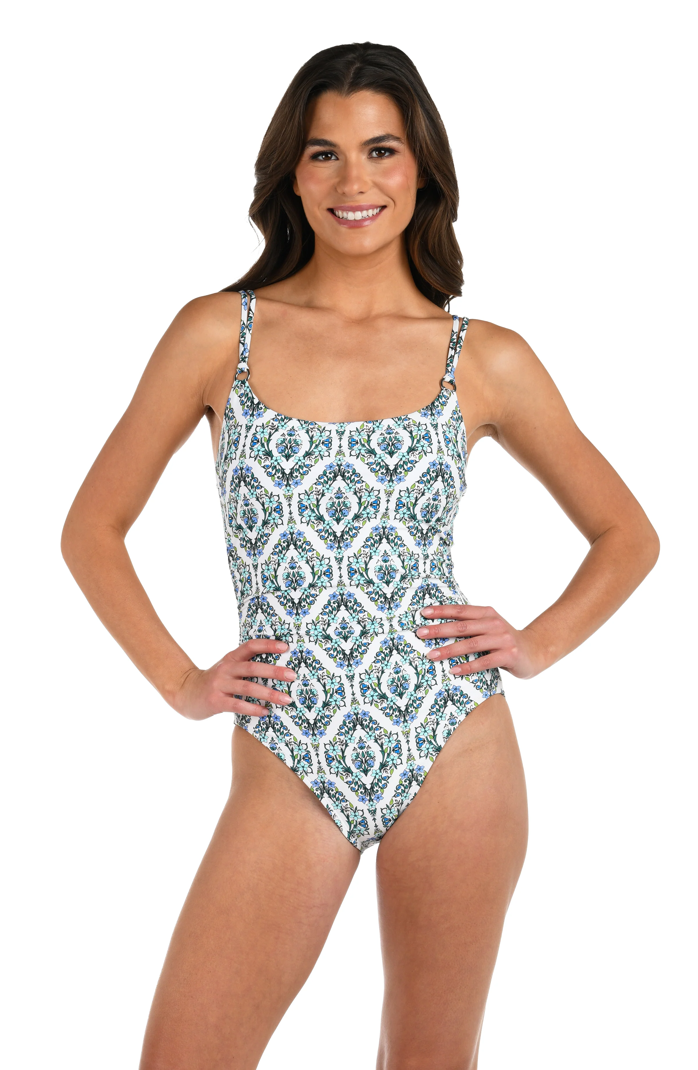 Deja-Blue Diamond Lingerie One Piece