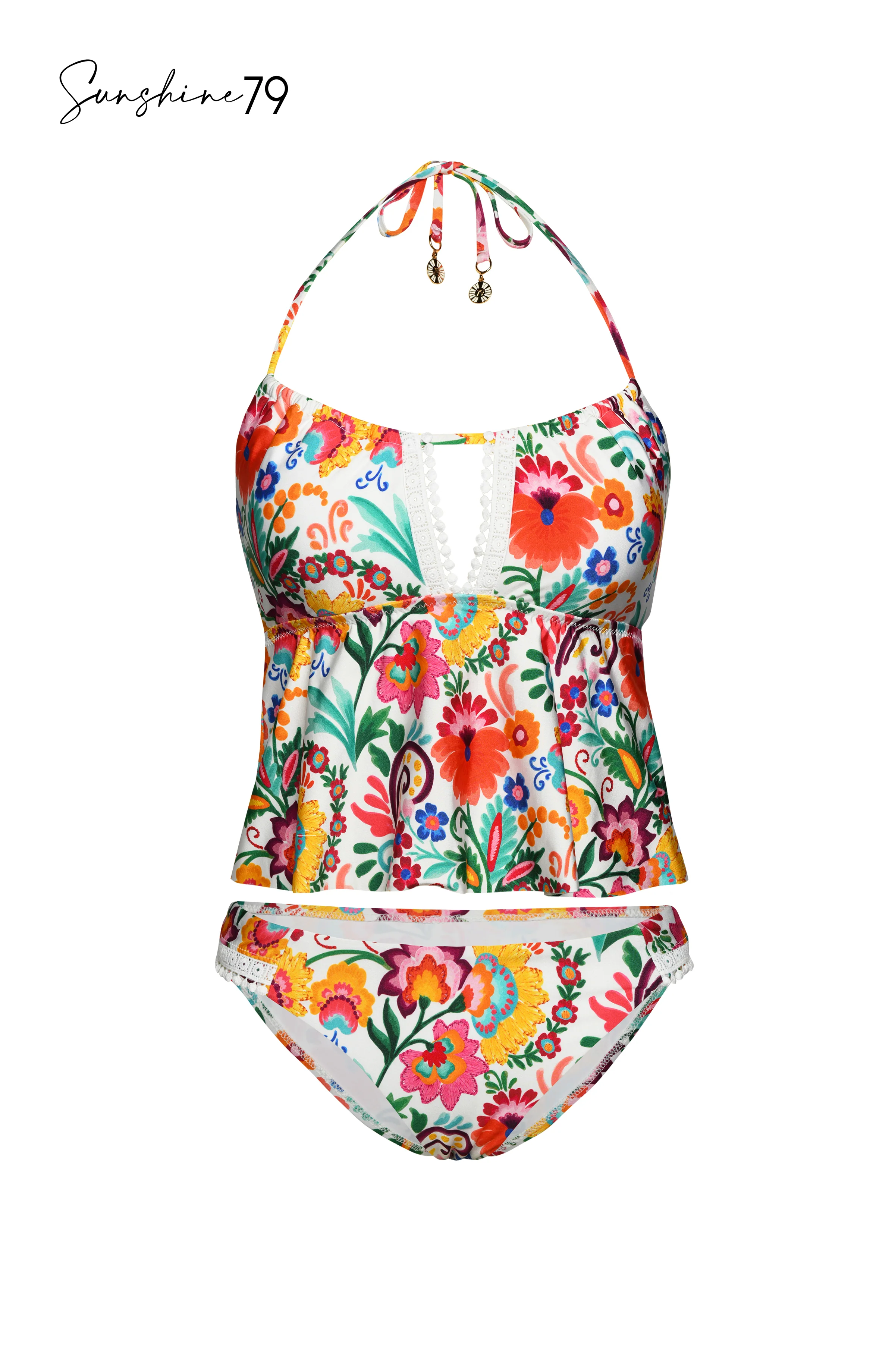 Sunshine 79 Bonita Floral French Cut Bikini Bottom - FINAL SALE