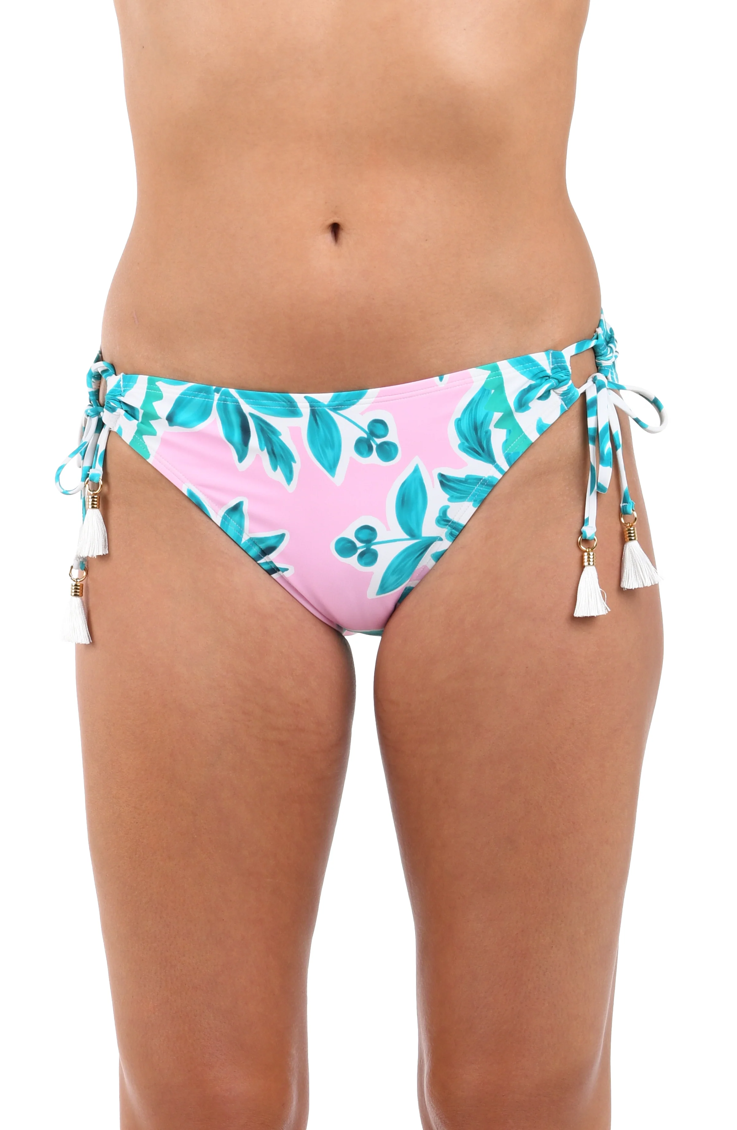 Opulent Palm Side Tie Hipster Bottom - FINAL SALE